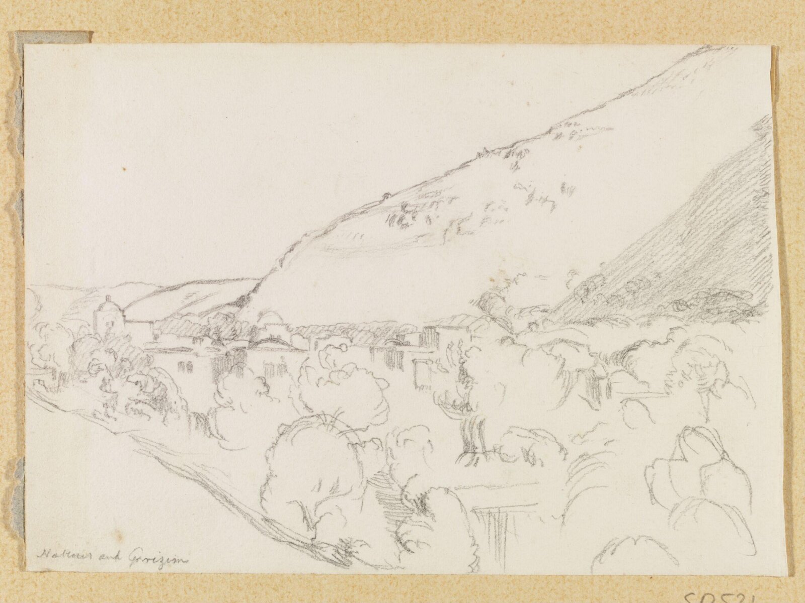 Nablous and Gerizim, William Holman Hunt, 1870