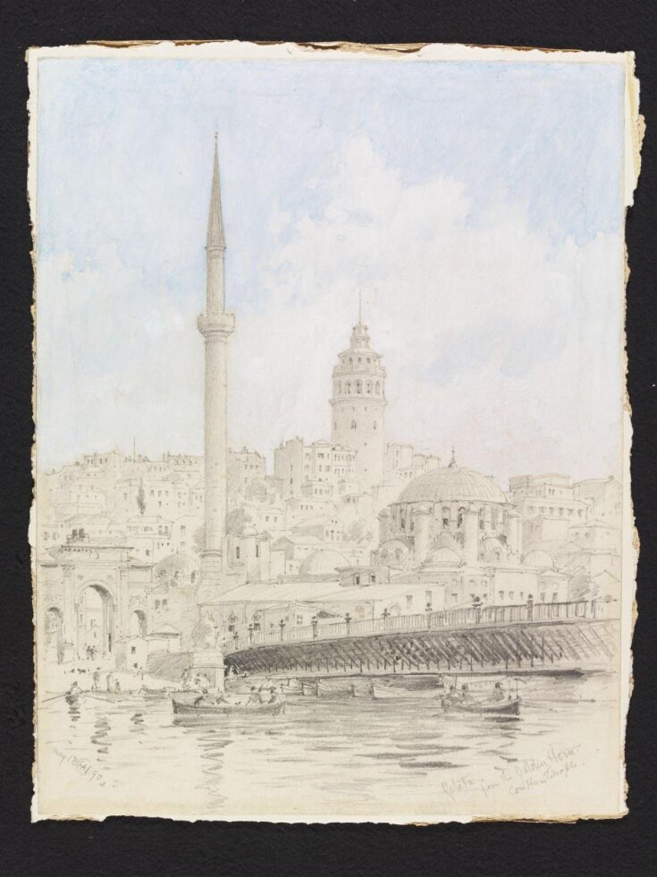 Galata. from The Golden Horn. Constantinople top image