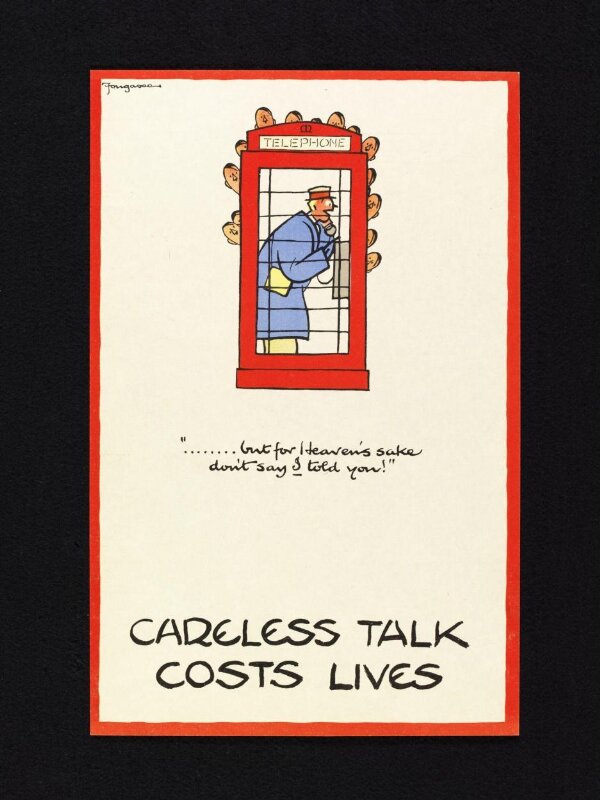 Careless Talk Costs Lives | Fougasse | V&A Explore The Collections