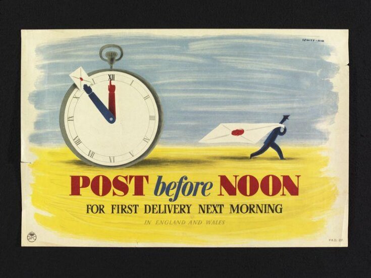 Post before Noon for first delivery next morning image