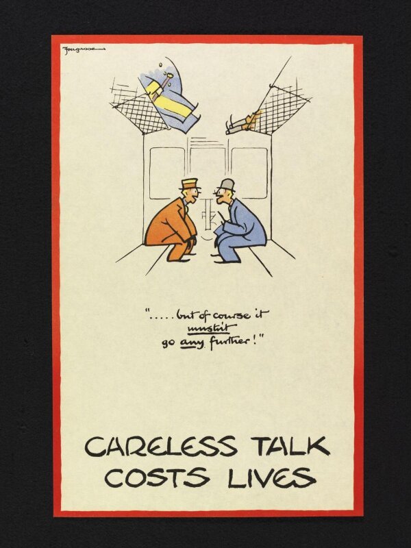 Careless Talk Costs Lives | Fougasse | V&A Explore The Collections