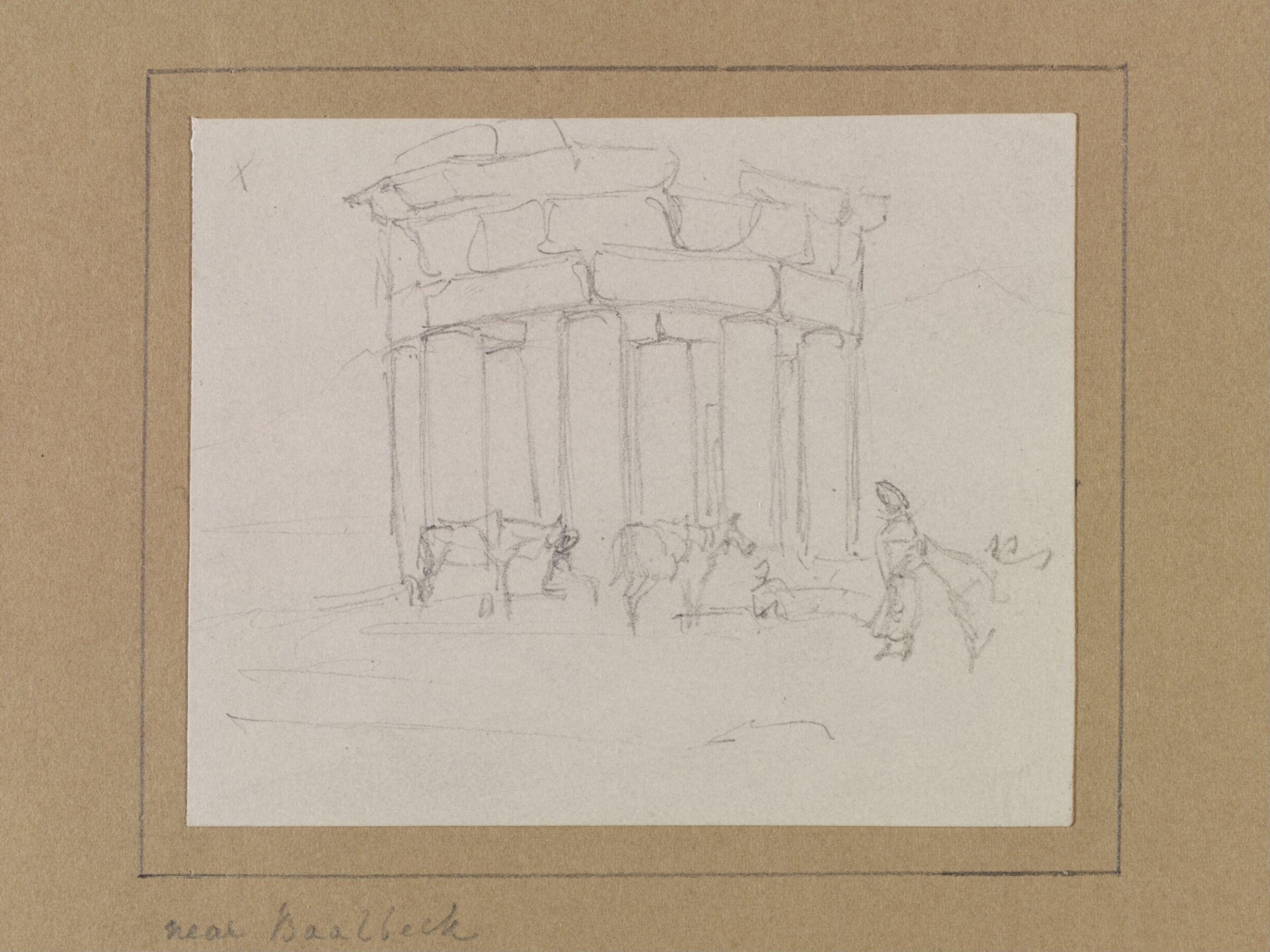 Near Baalbeck, Francis Egerton, 1840