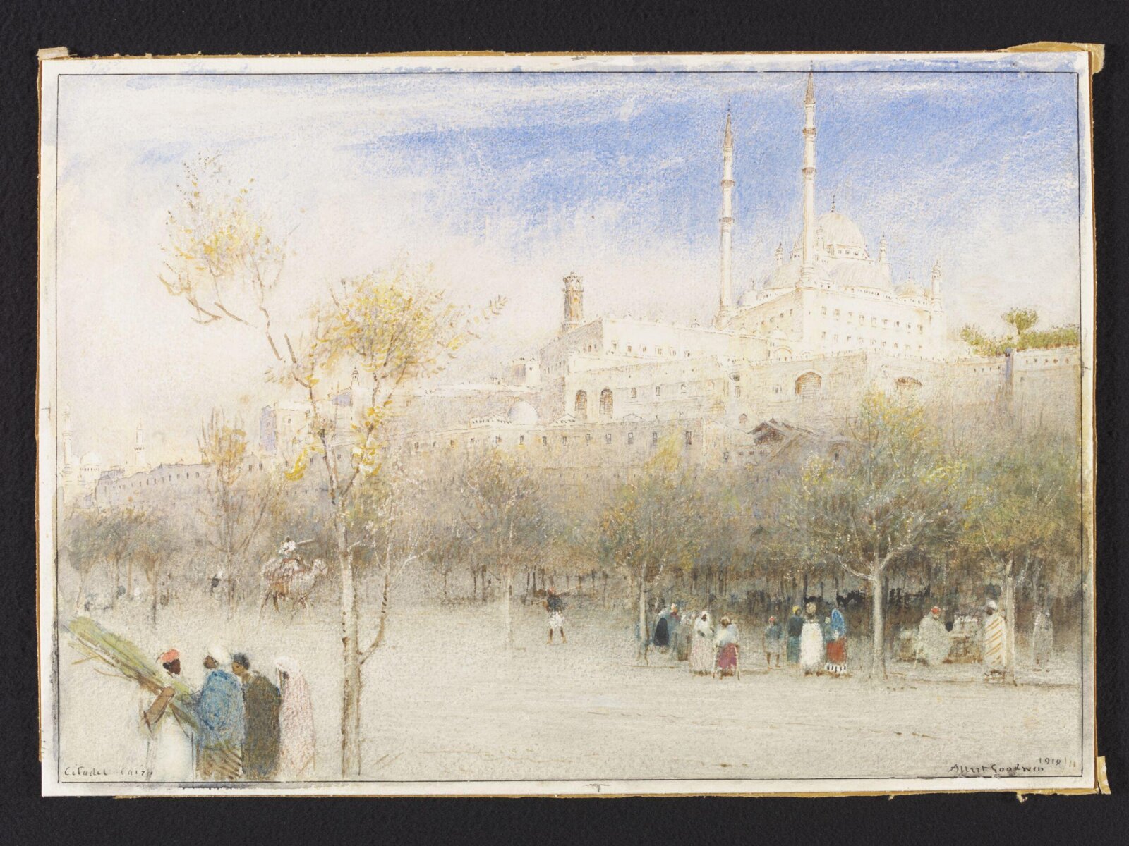 Citadel Cairo, Albert Goodwin, ca. 1910-1911