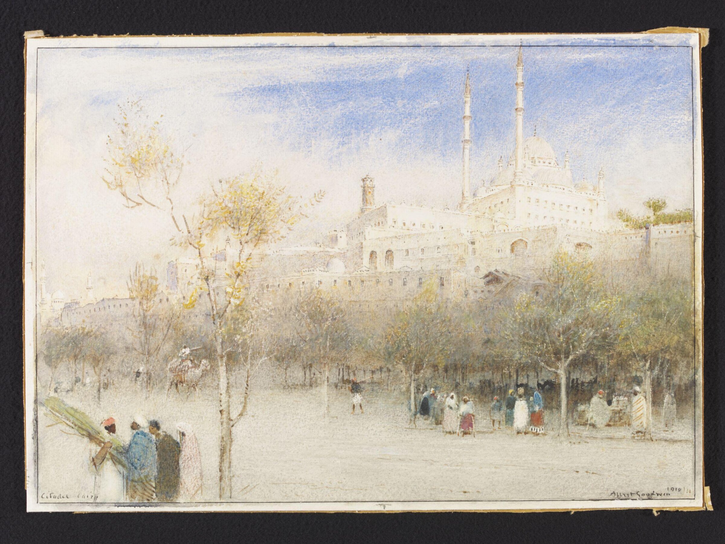 Citadel Cairo, Albert Goodwin, ca. 1910-1911