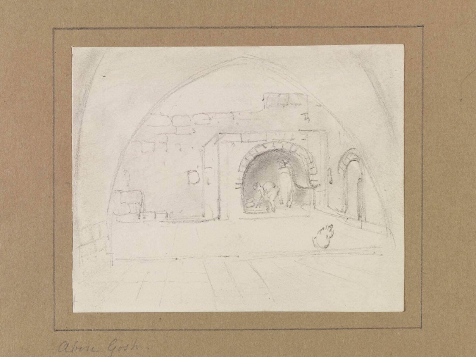 Abu Gosh, Francis Egerton, 1840