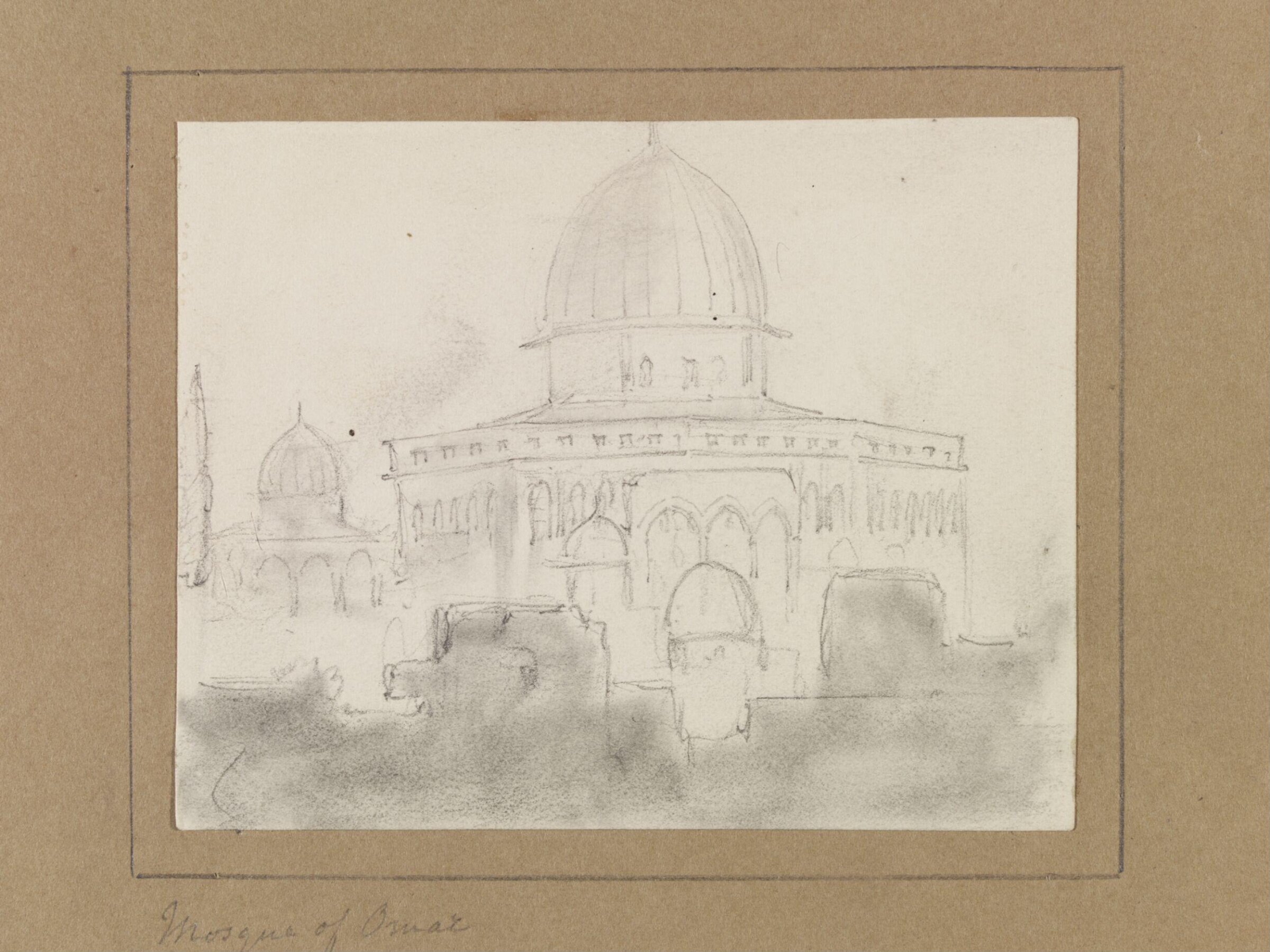 Mosque of Omar, Francis Egerton, 1840