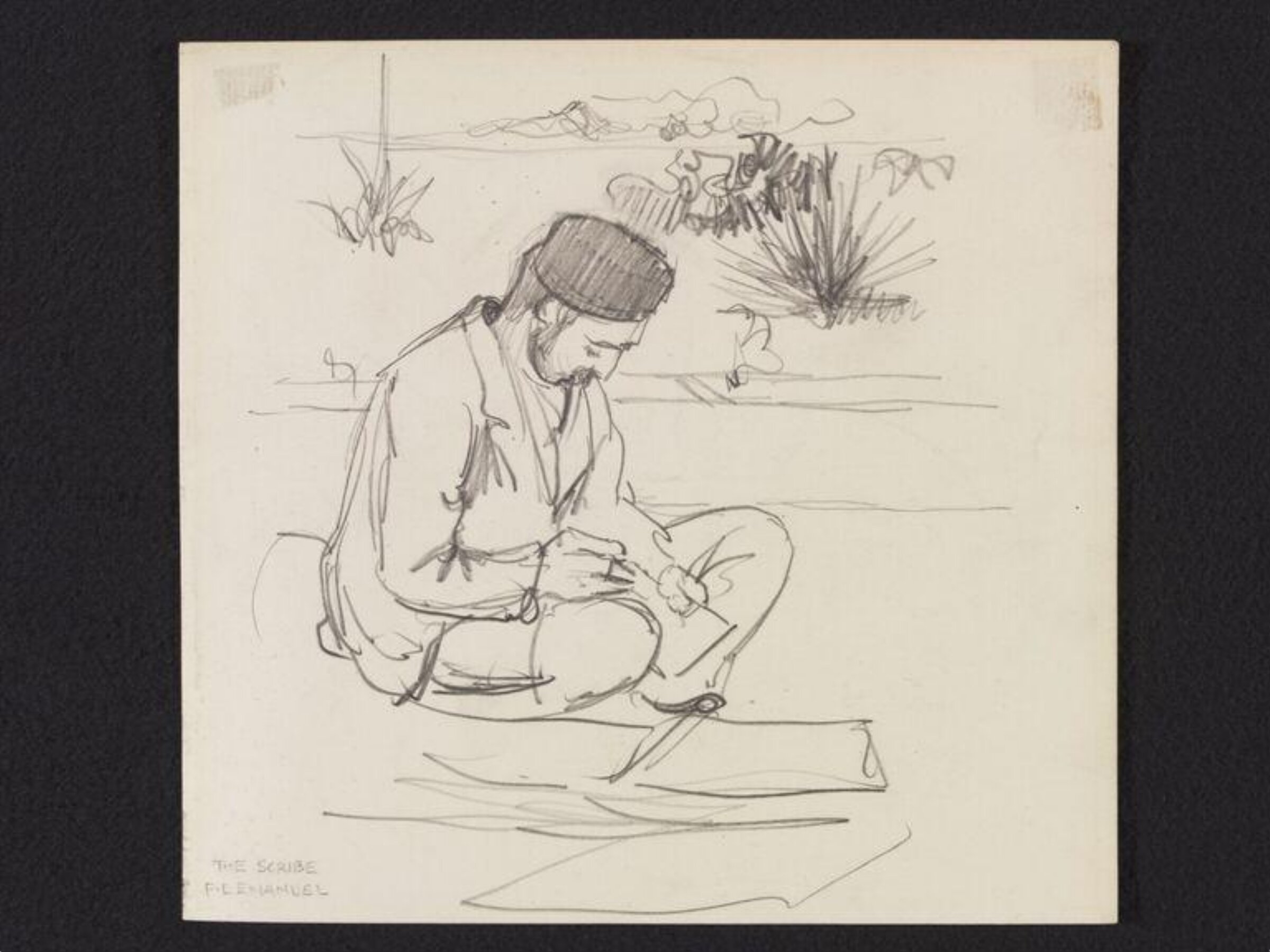 The Scribe, Frank Lewis Emanuel, late 19th century to early 20th century