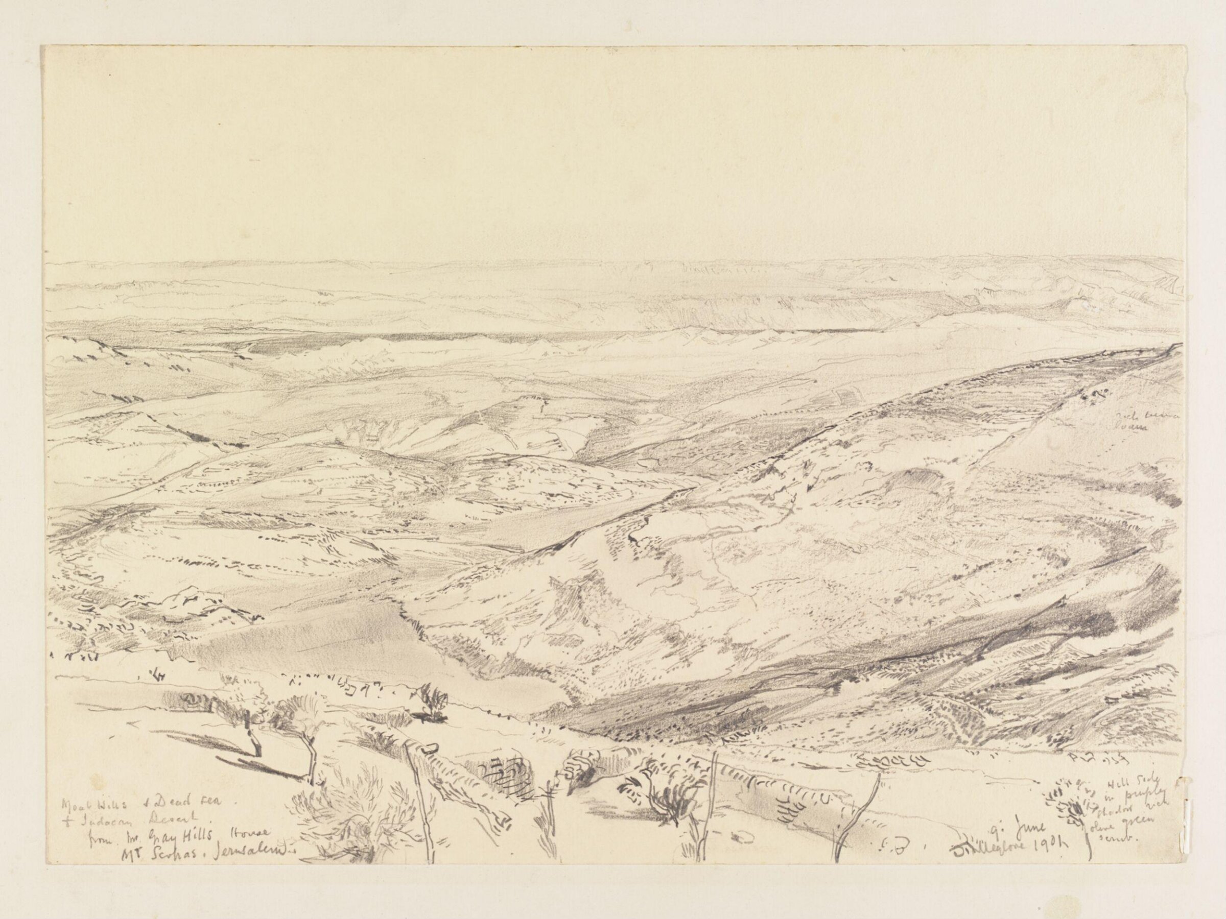 Moab Hills, Dead Sea & Judean Desert, John Fulleylove, 1901