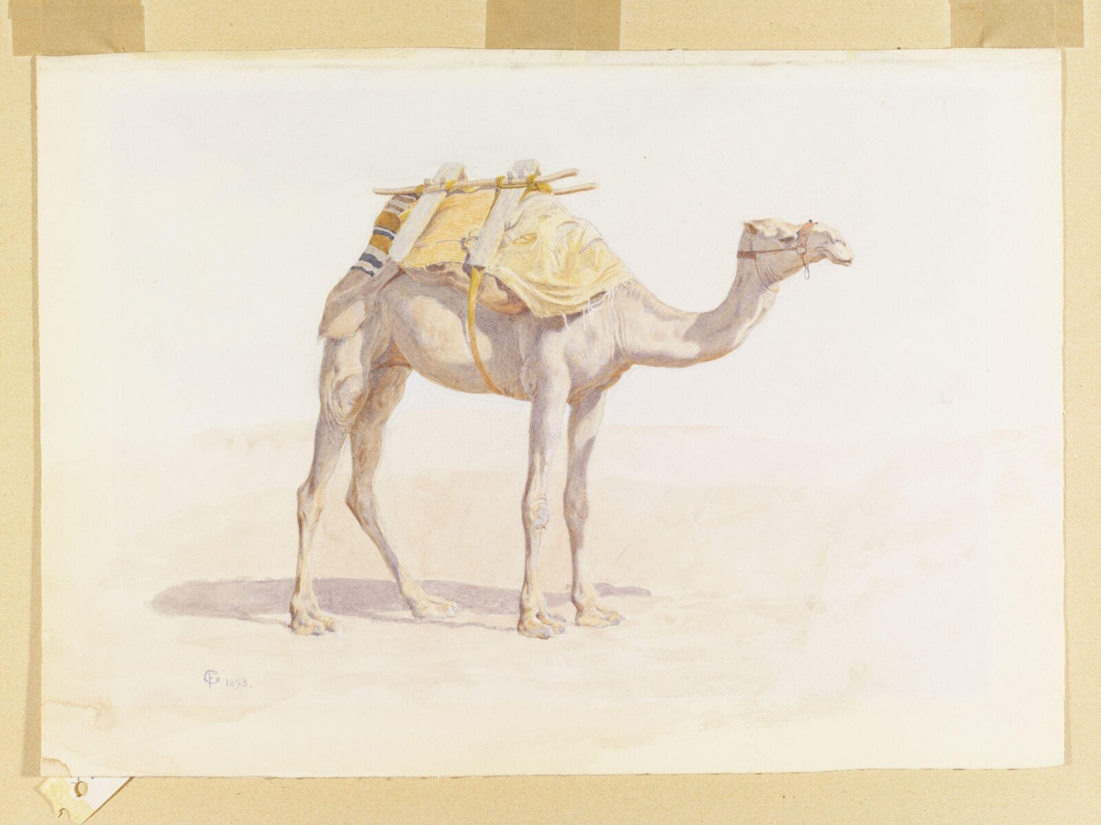 Baggage Camel, Frederick Goodall, 1893