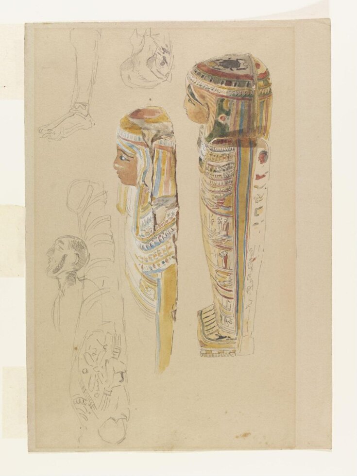 Studies of Mummy cases and Mummies top image
