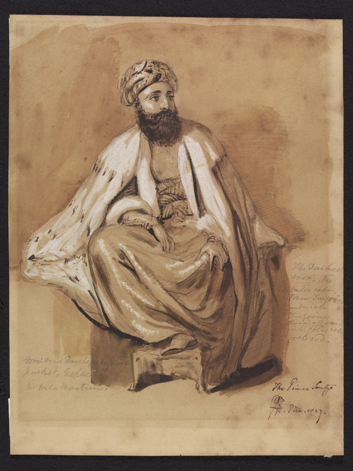 The Prince Soutzo, George Hayter, 1827