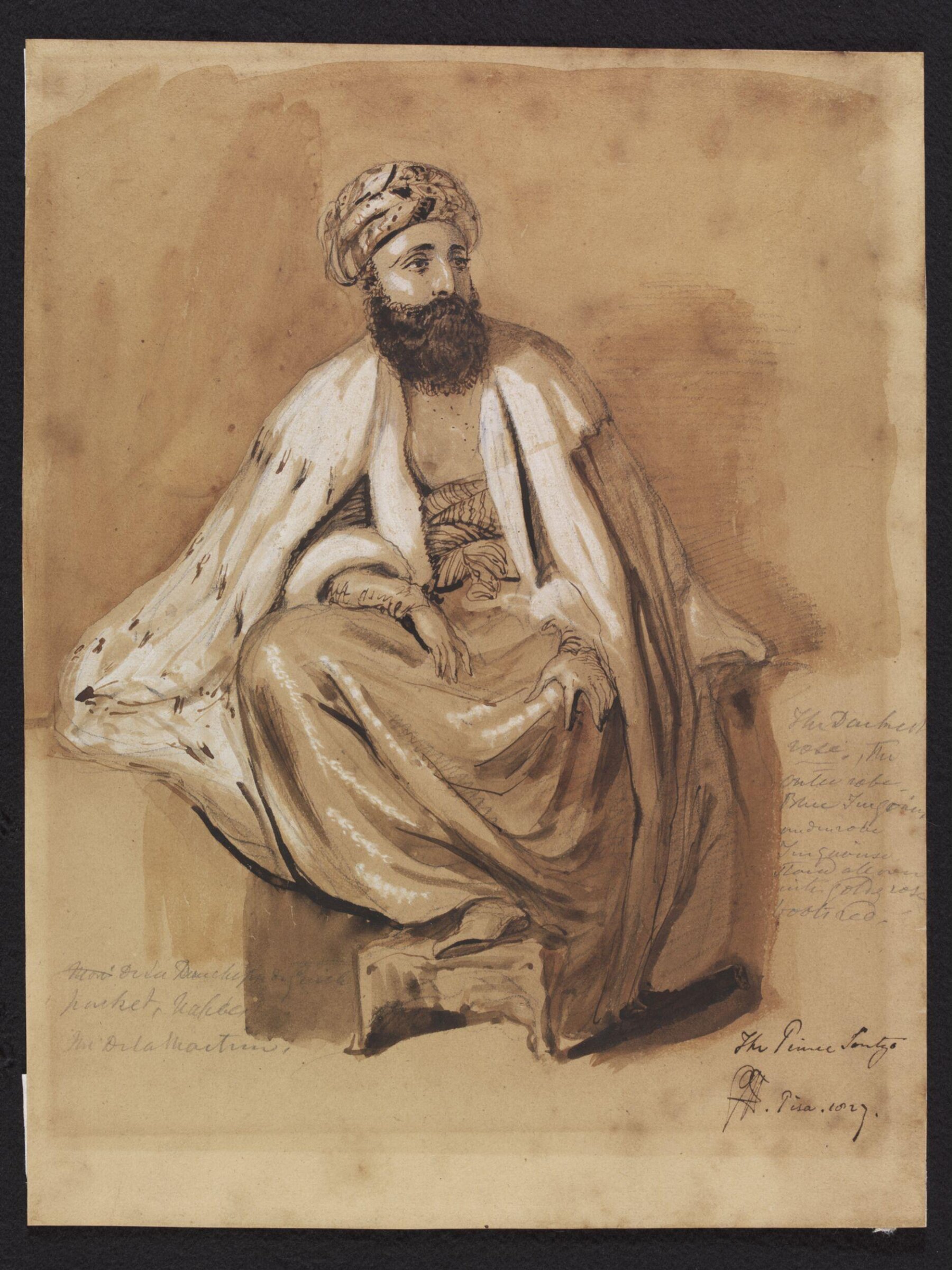 The Prince Soutzo, George Hayter, 1827