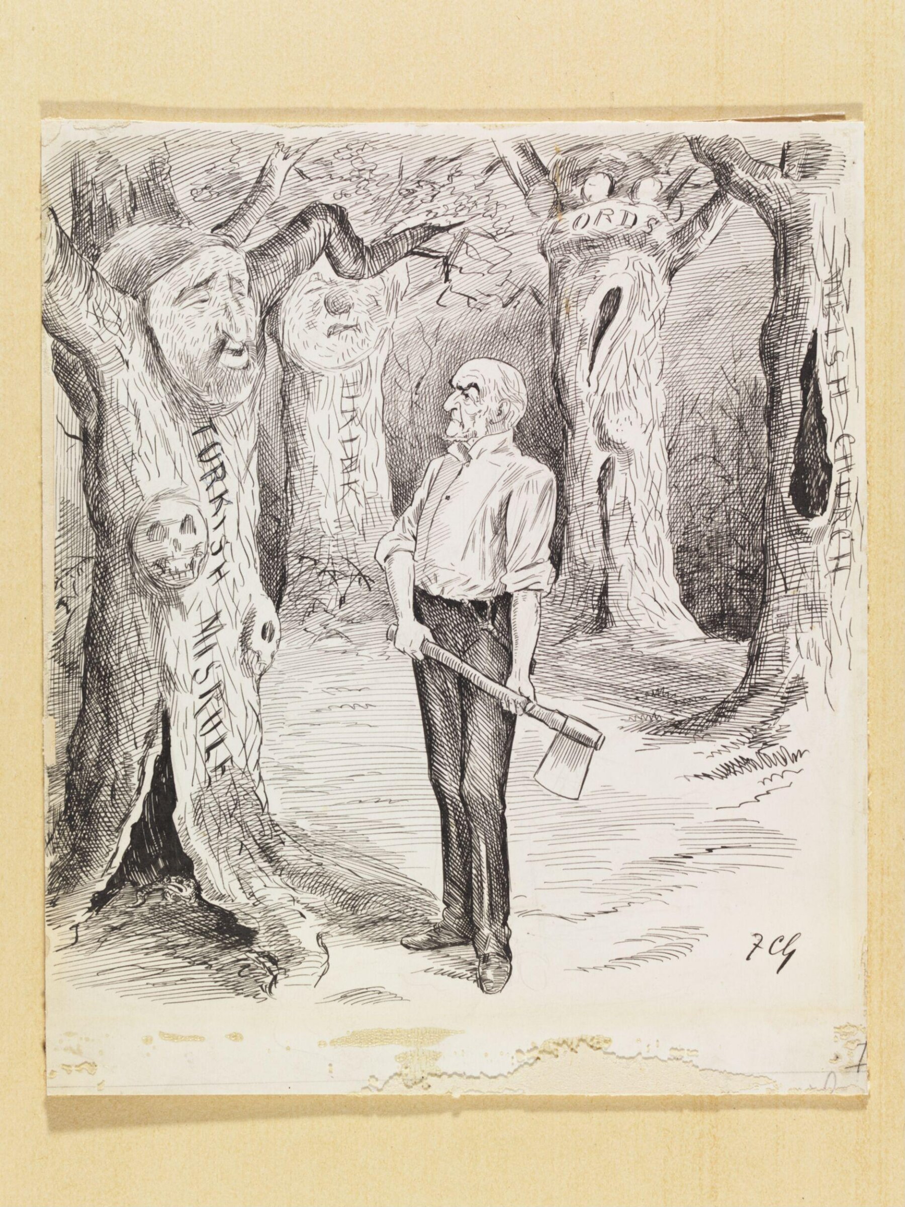 Plenty of work on hand, Francis Carruthers Gould, ca. 1876-1877