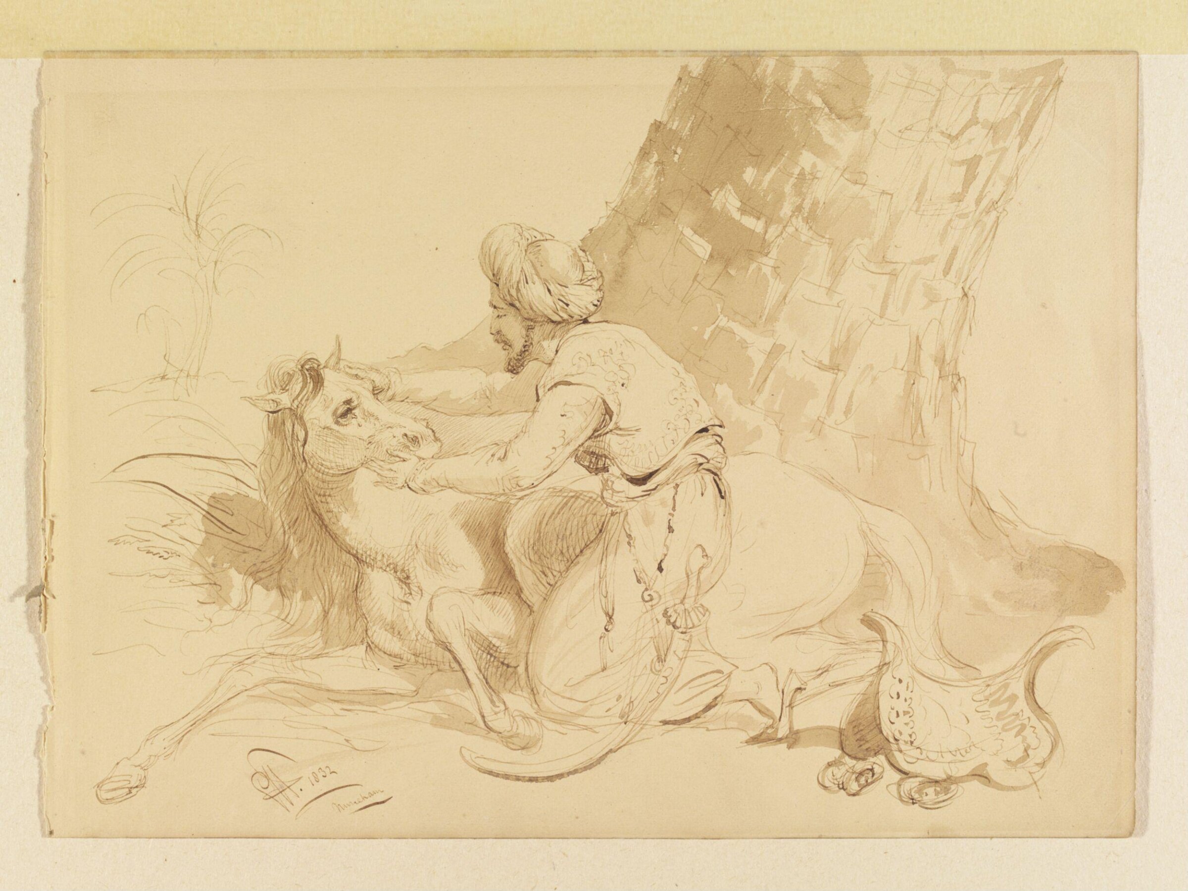 The Dying horse, George Hayter, 1832