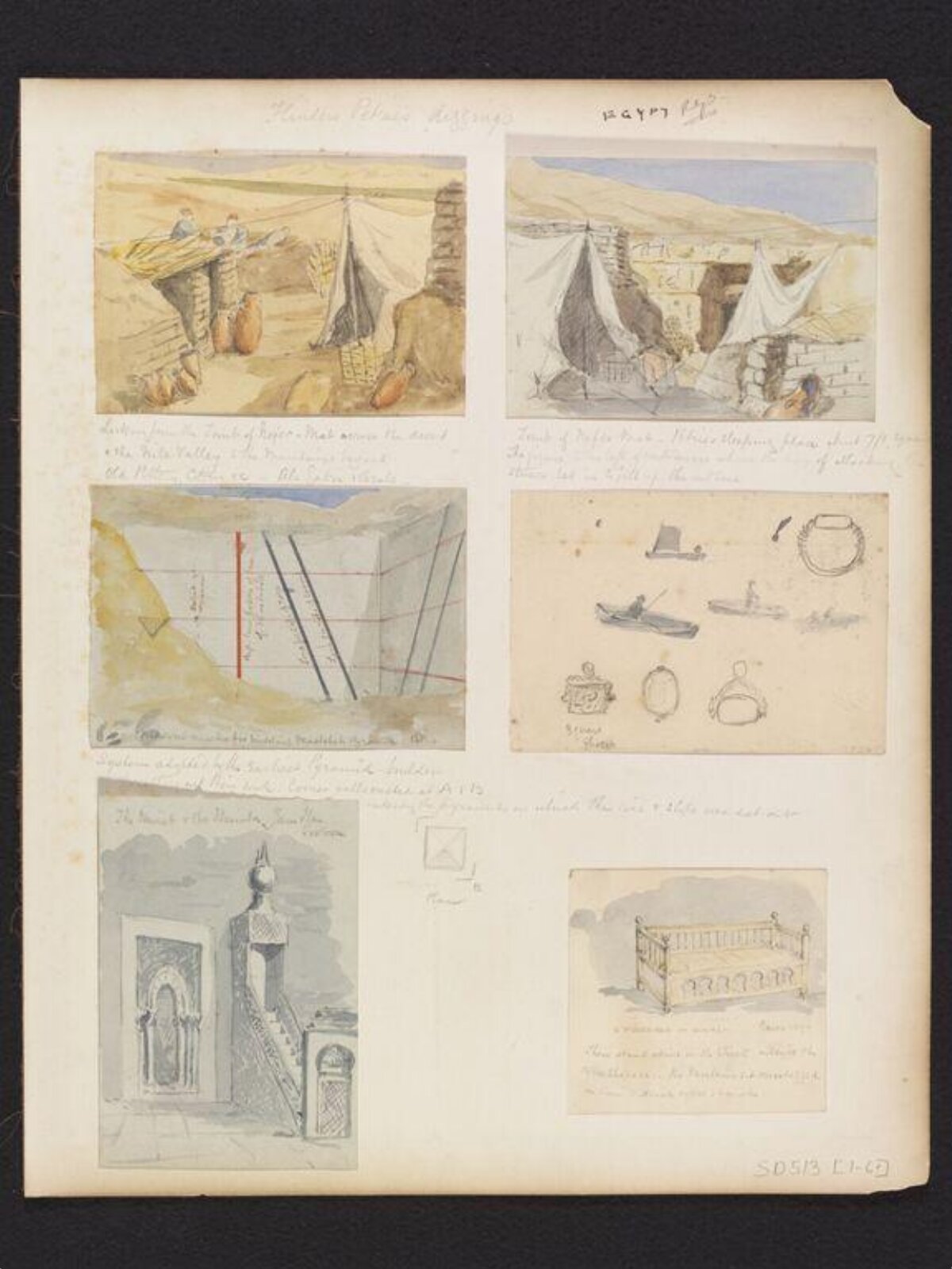 A Mastabah or Dikkeh, H. E. Howard, 1891
