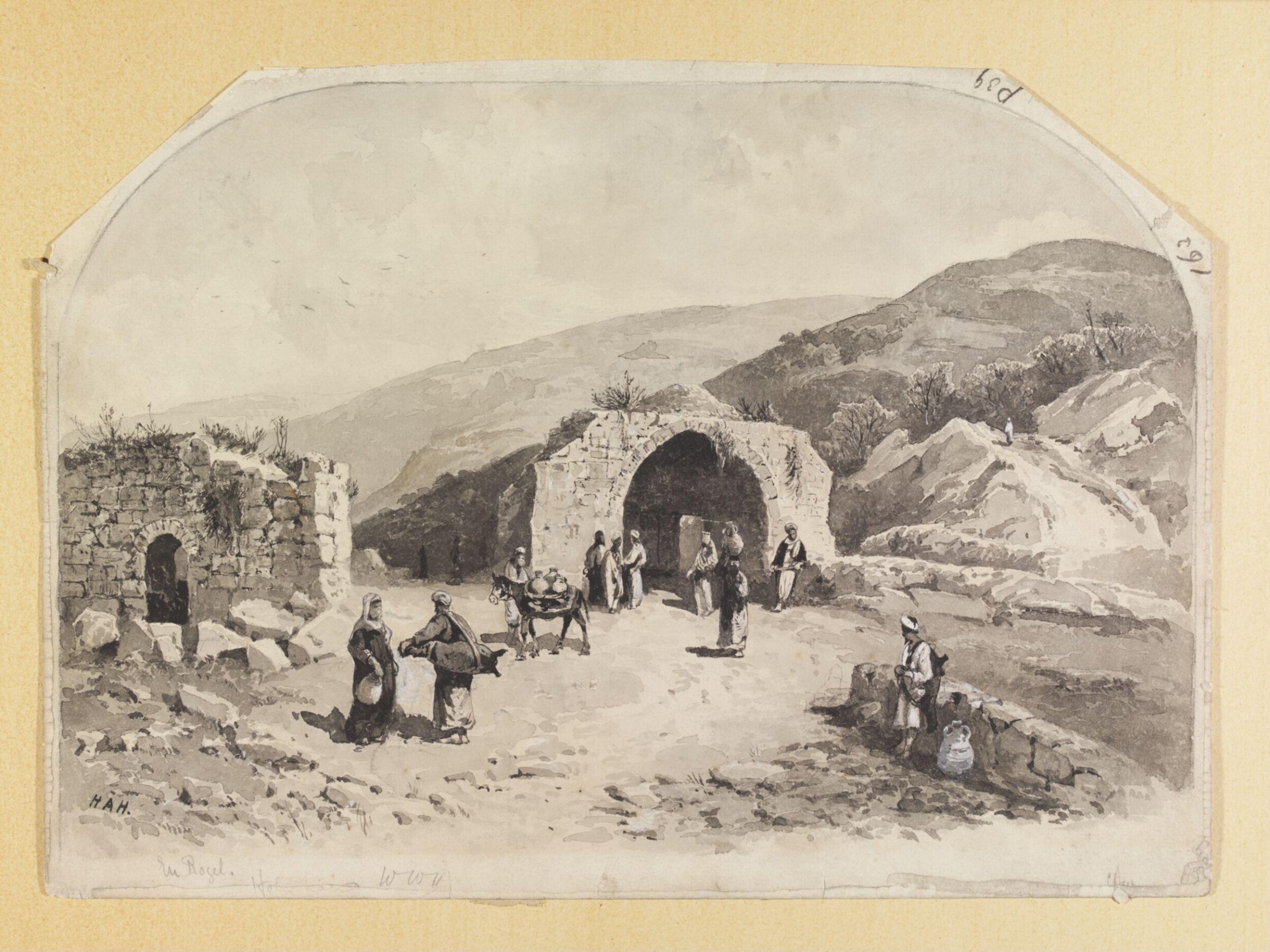 En Rogel, Holy Land, Henry Andrew Harper, 1893