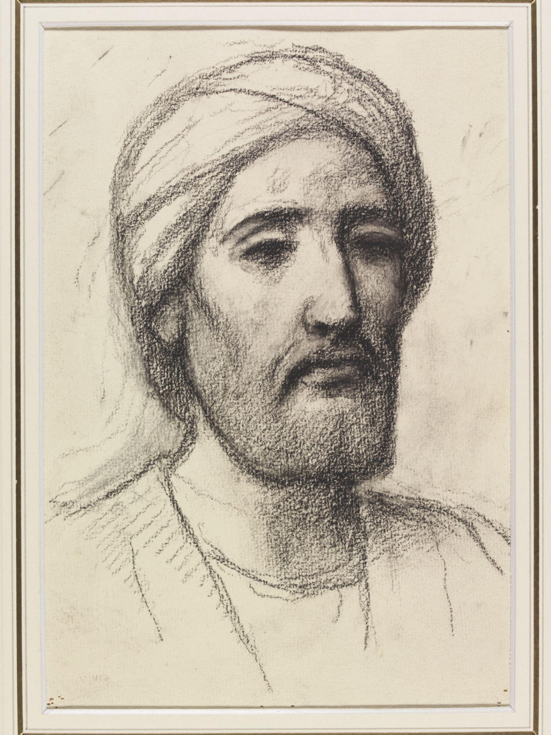 Head of an Oriental Man, Генри Холидей, ок. 1907