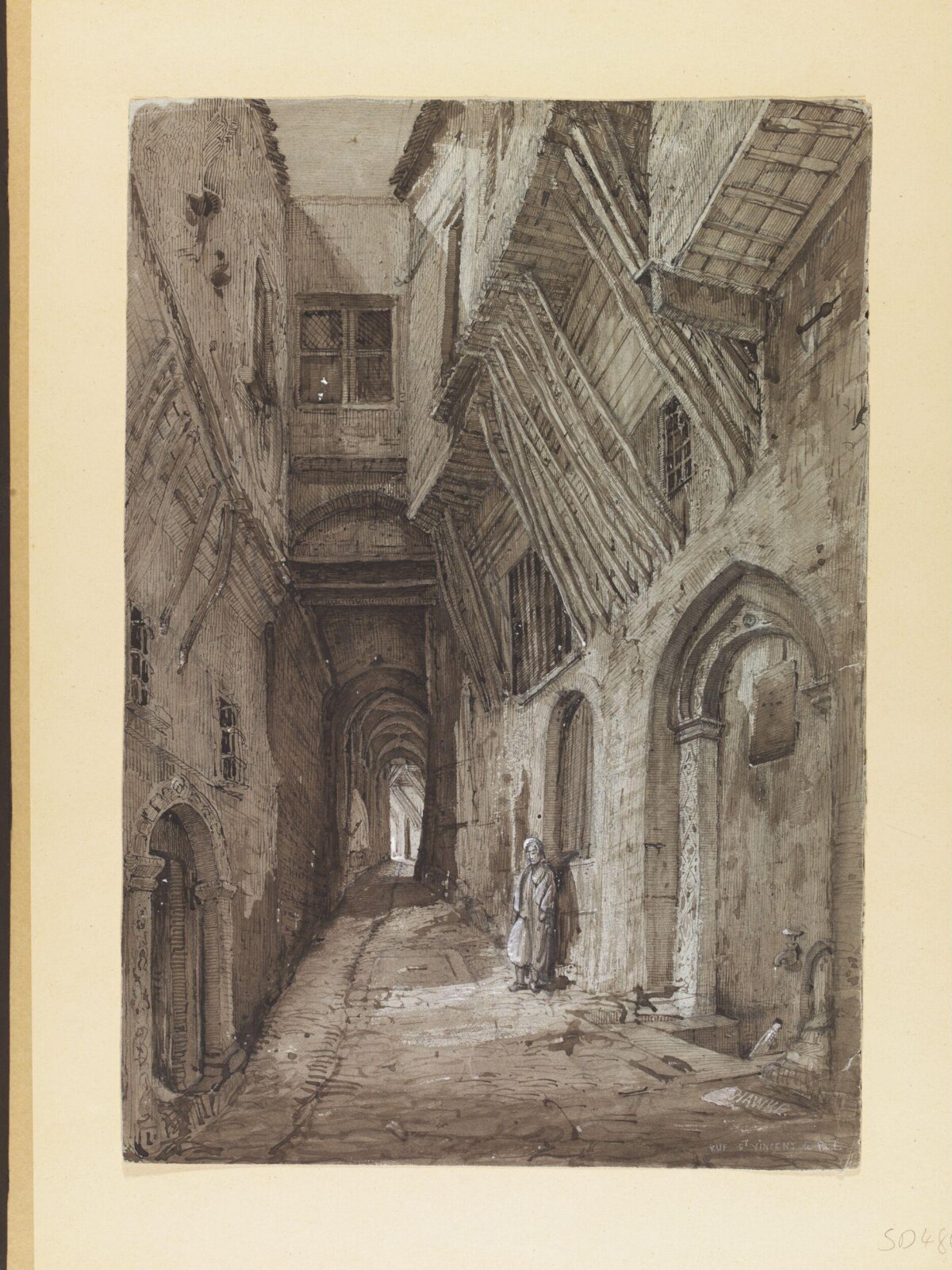 Rue St Vincent de Paul, Peter Hawke, 1870-1880