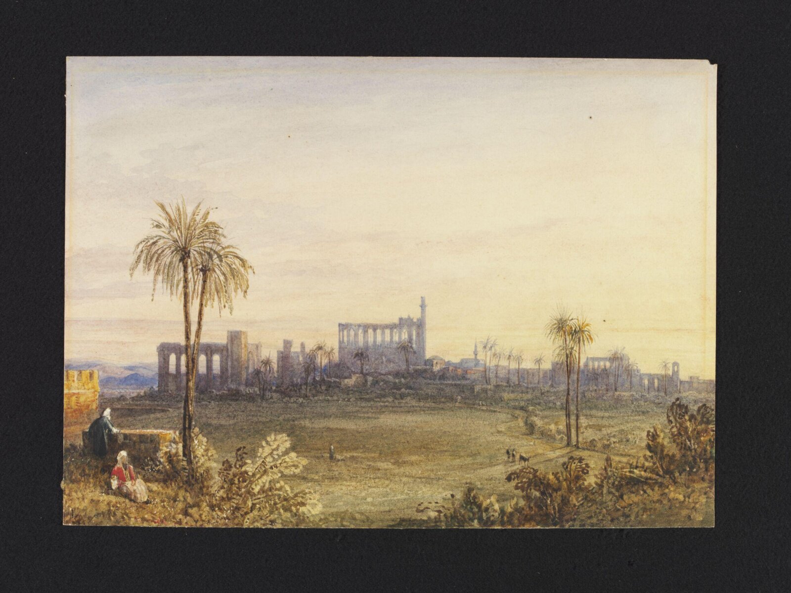 Gothic ruins at Famagusta, Francis Arundale, ca. 1834