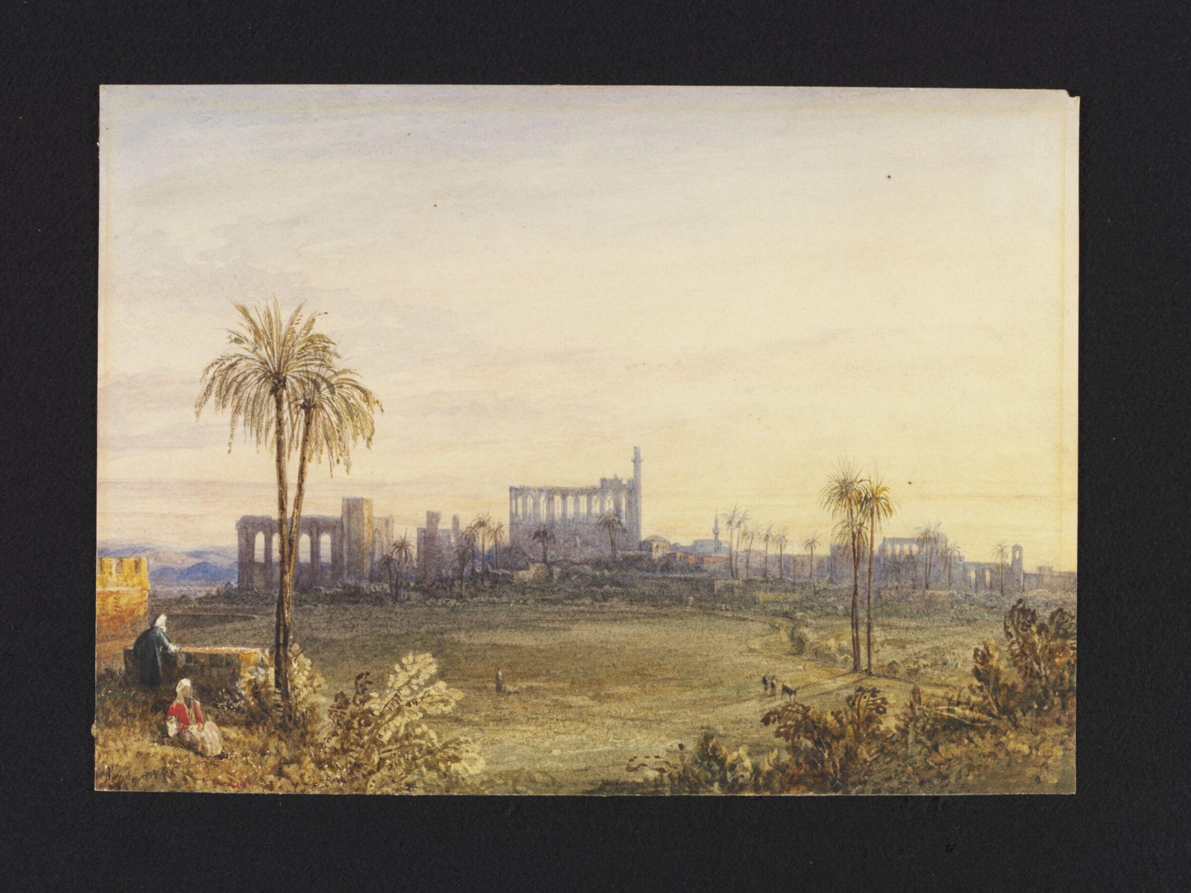 Gothic ruins at Famagusta, Francis Arundale, ca. 1834