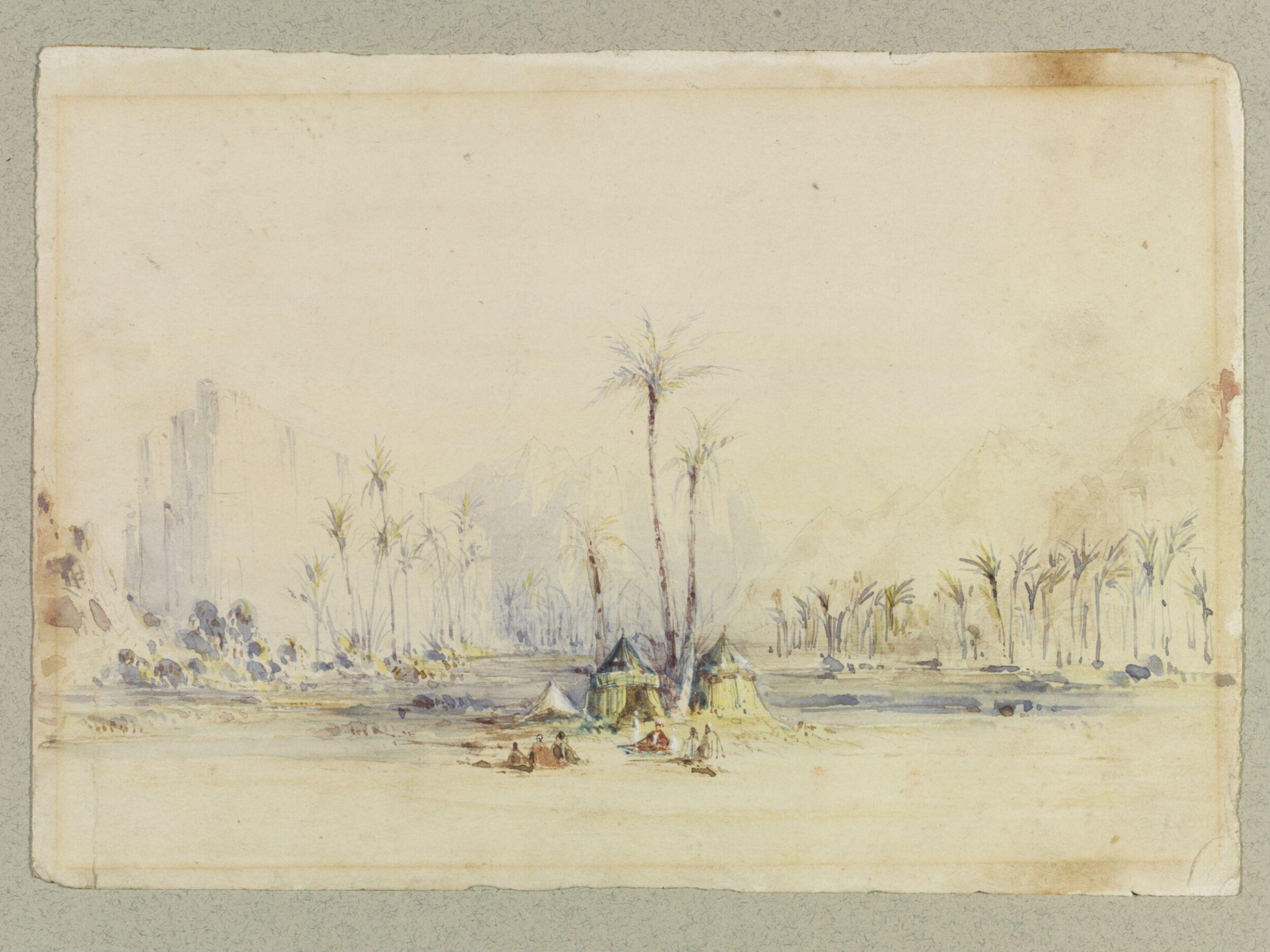 Wady Firan, Sinai, Francis Arundale, ca. 1834