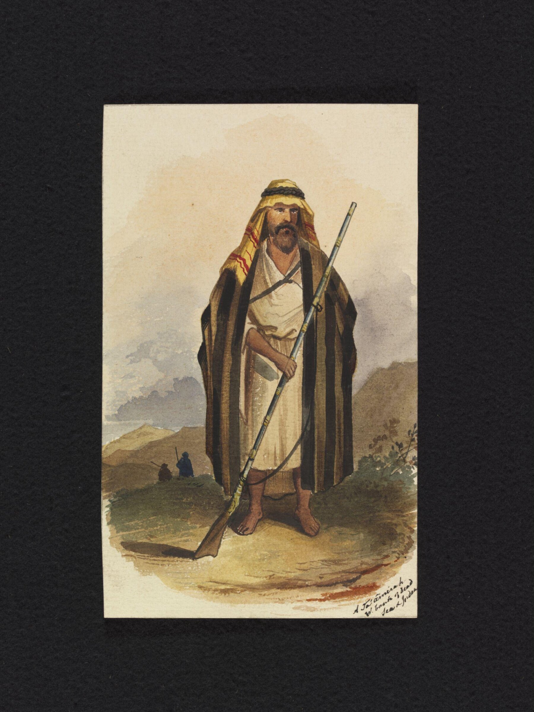 A Taamirah  W. bank of Dead Sea at Jordan, R. Aulick, 1847-1848