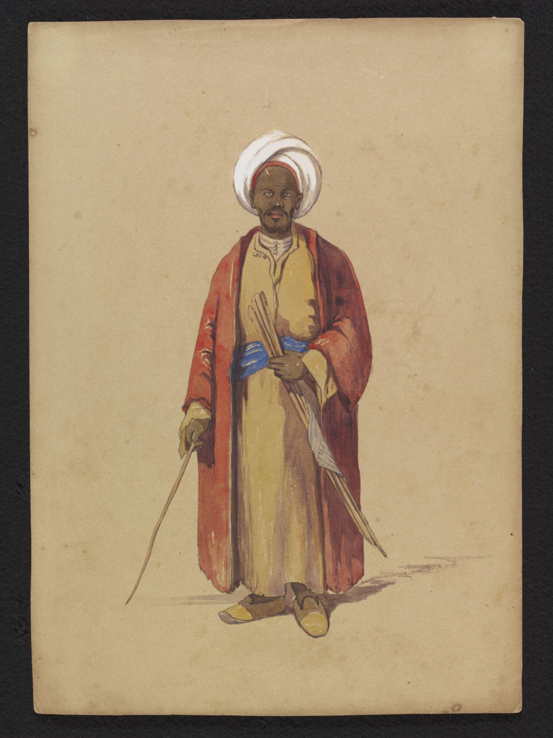 A Nubian selling Canes, H. H. Morant, 1852