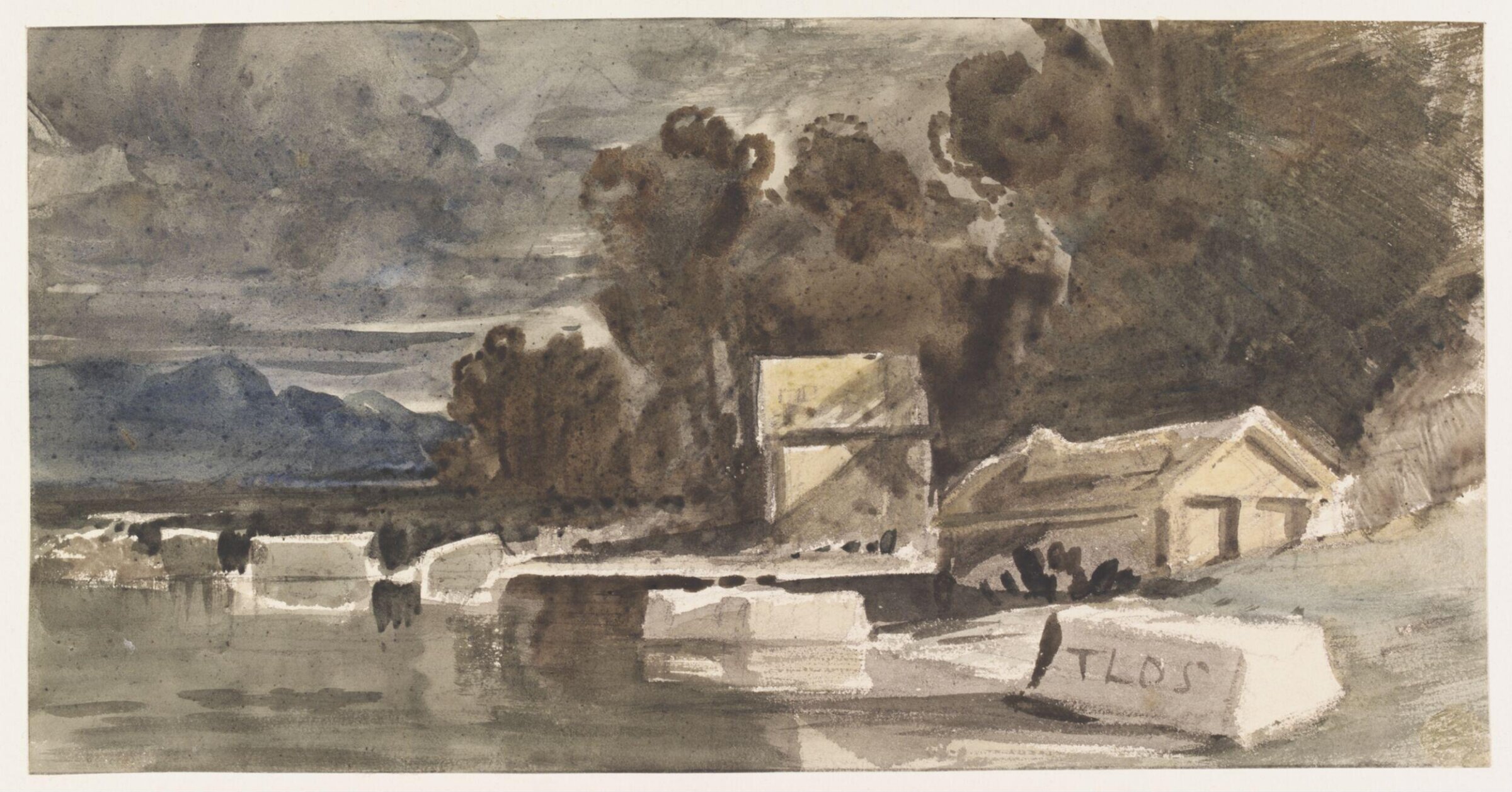 Lycean Tombs in the Xanthus Valley, William James Müller, 1844