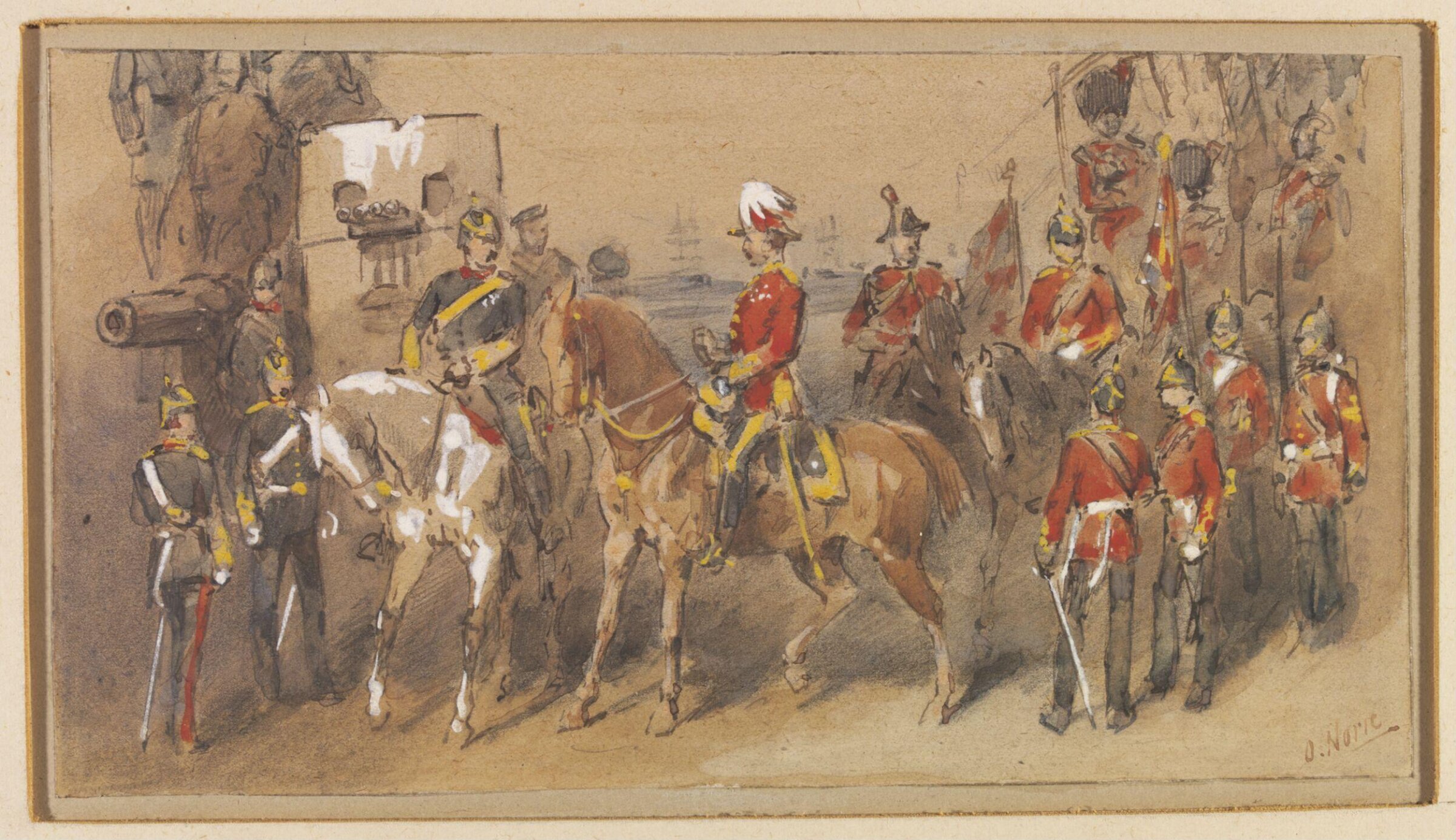 General Sir Garnet Wolseley at Alexandria, Orlando Norie, 1882-1901