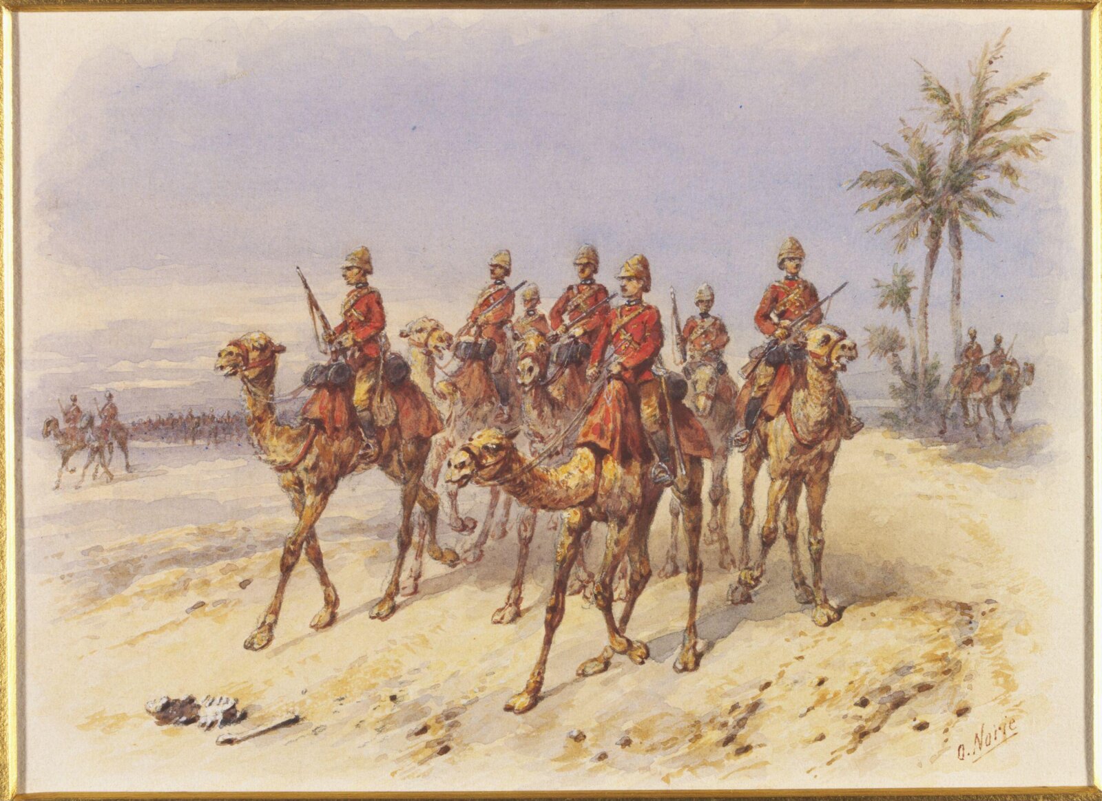 Camel Corps, Orlando Norie, ca. 1886