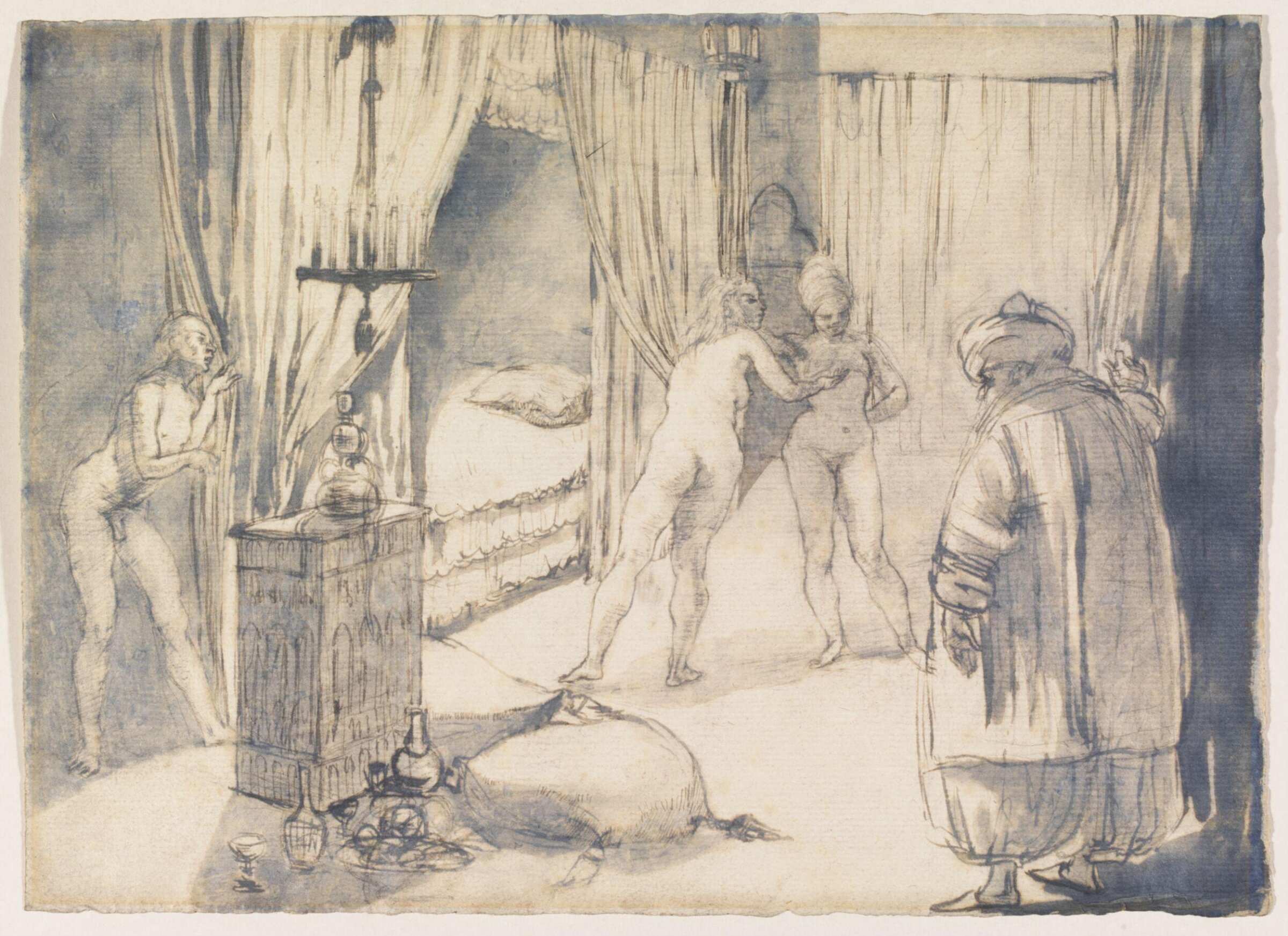 An Oriental Harem Scene, William Newenham Montague Orpen, ca. 1900