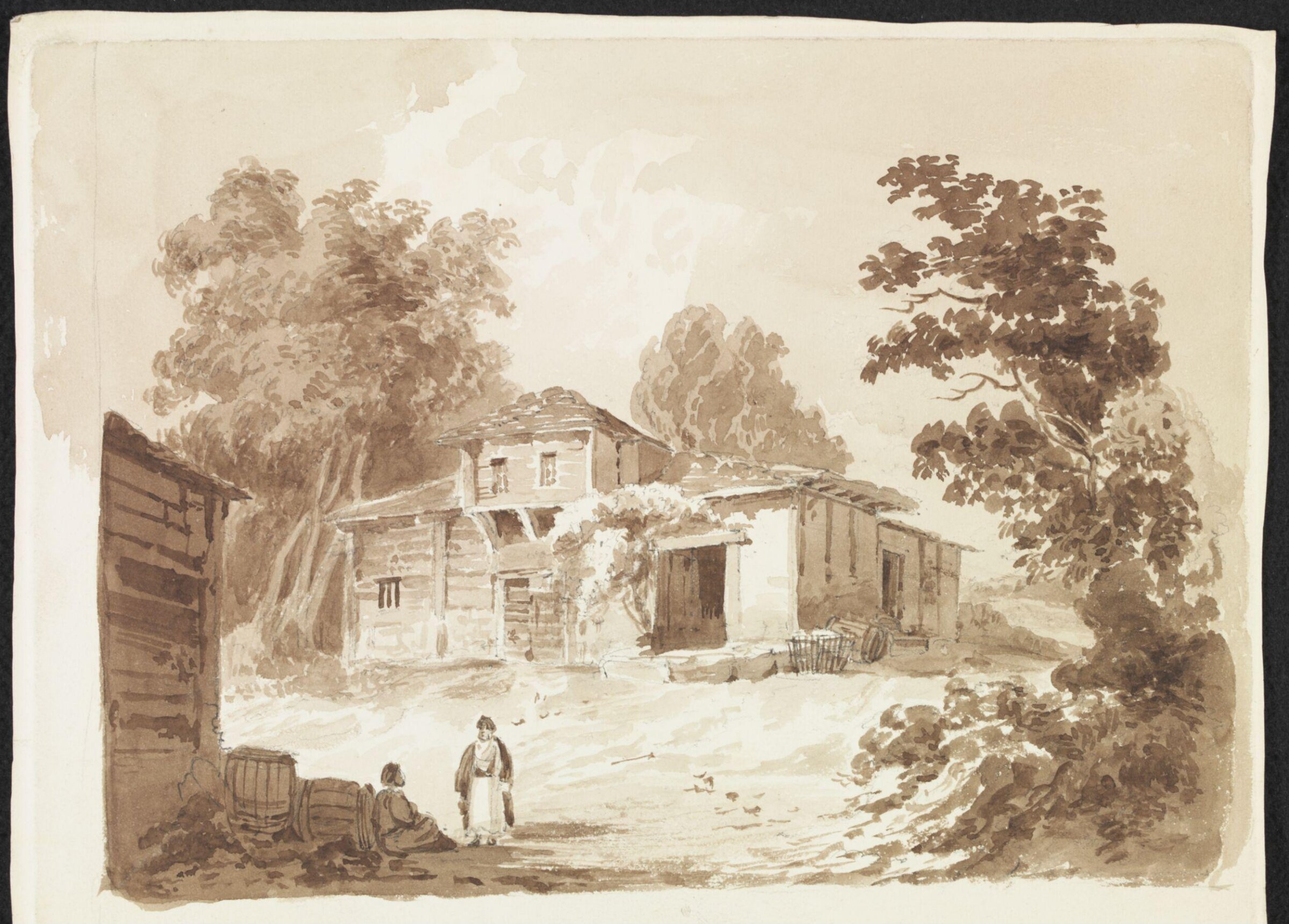 A Turkish House, probably near the Bosphorus, William Page, ca. 1828-1840