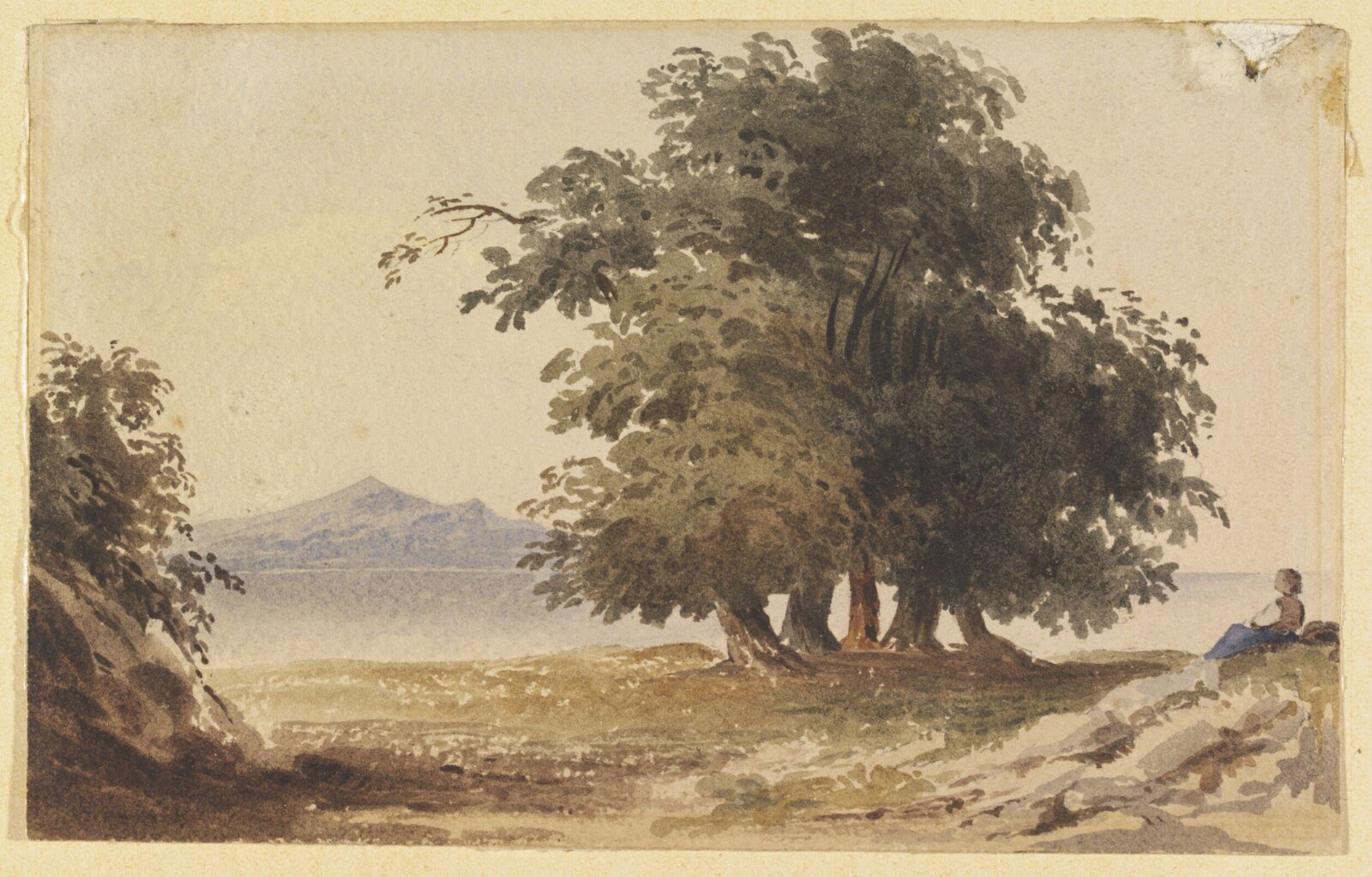 Landscape, probably in Greece or Turkey, William Page, ca. 1828-1840