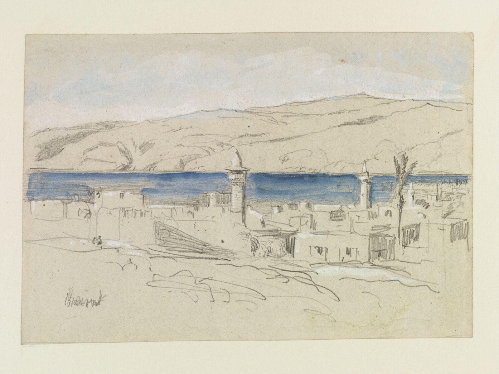 Beirut, Hercules Brabazon Brabazon, ca. 1860