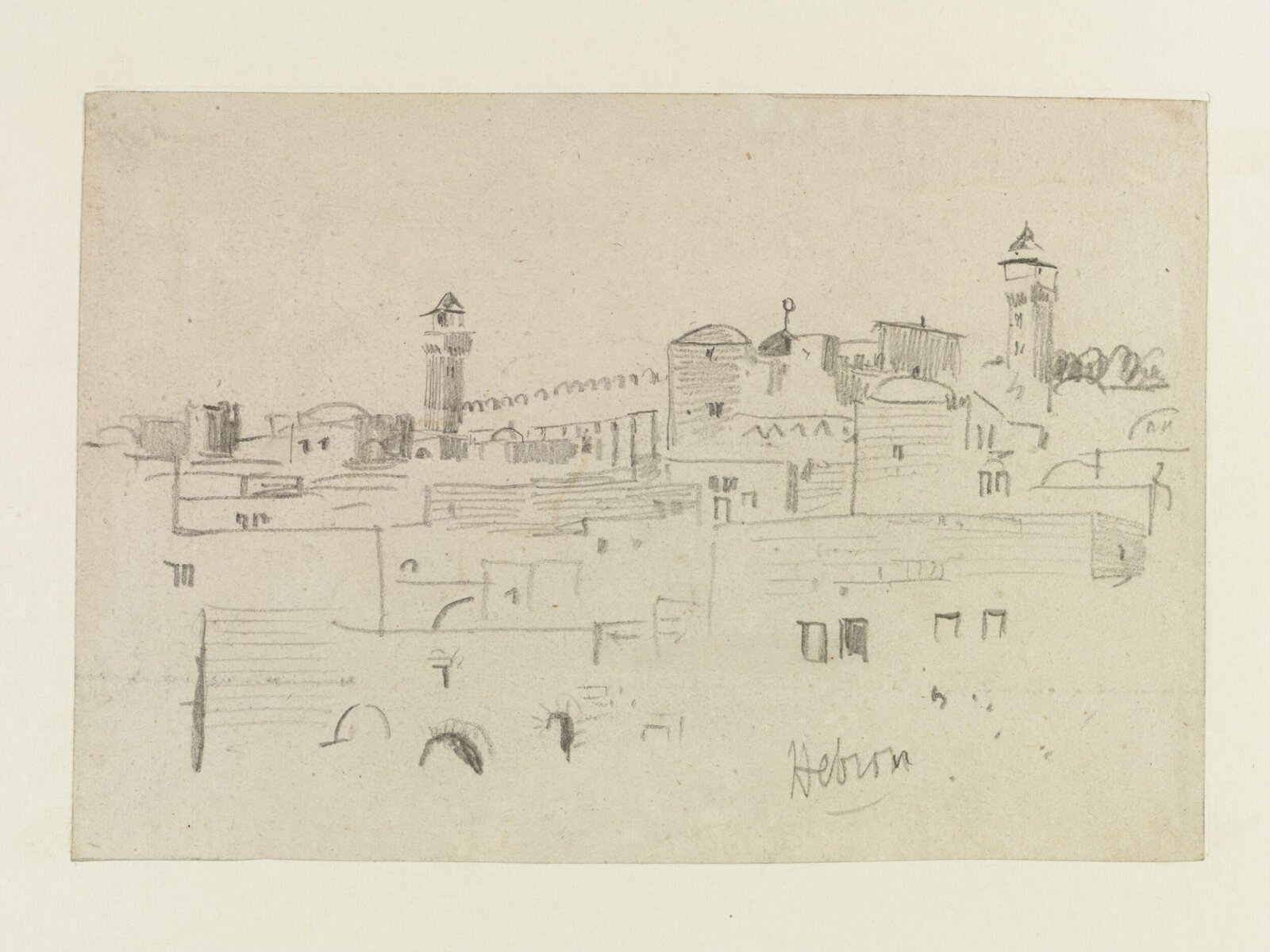 Hebron, Hercules Brabazon Brabazon, ca. 1860