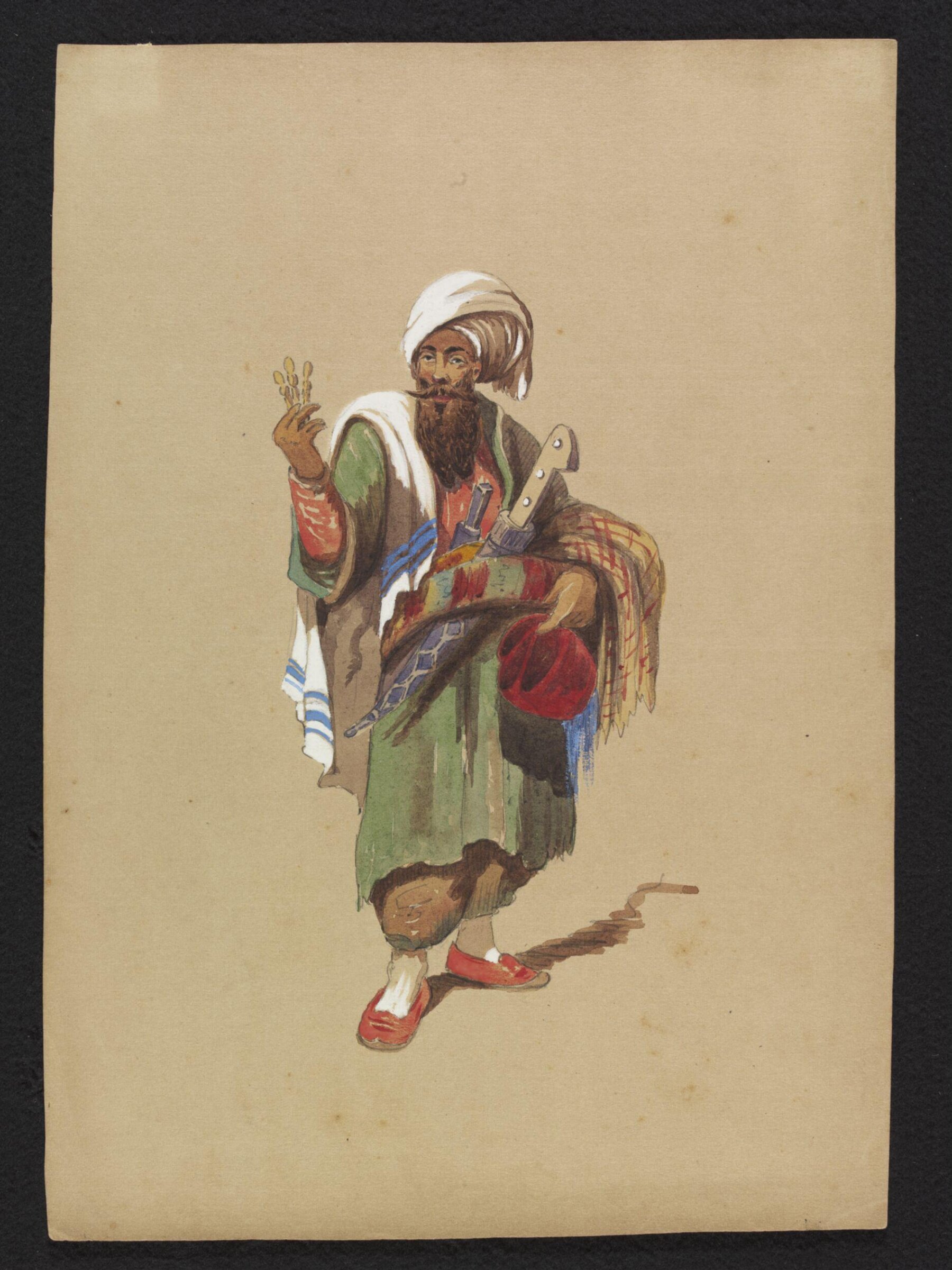A seller of Fezes and Amber mouthpieces, H. H. Morant, 1852-1854