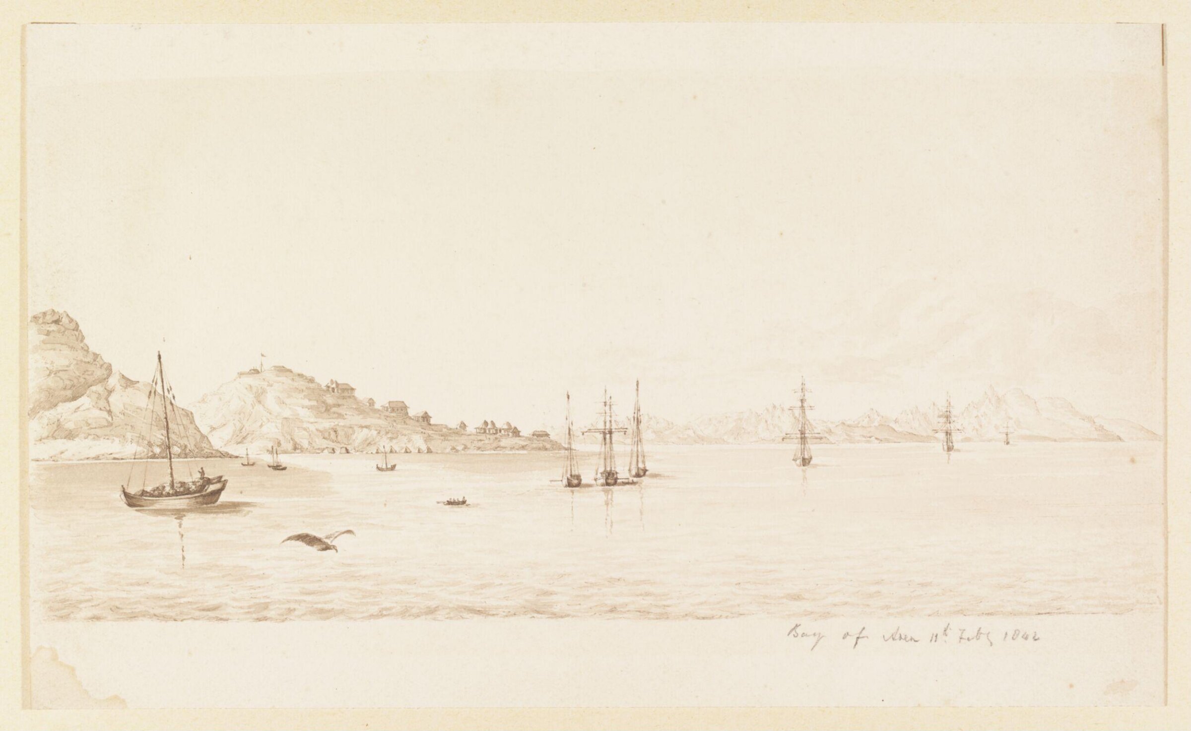 Bay of Aden, Robert Moresby, 1842