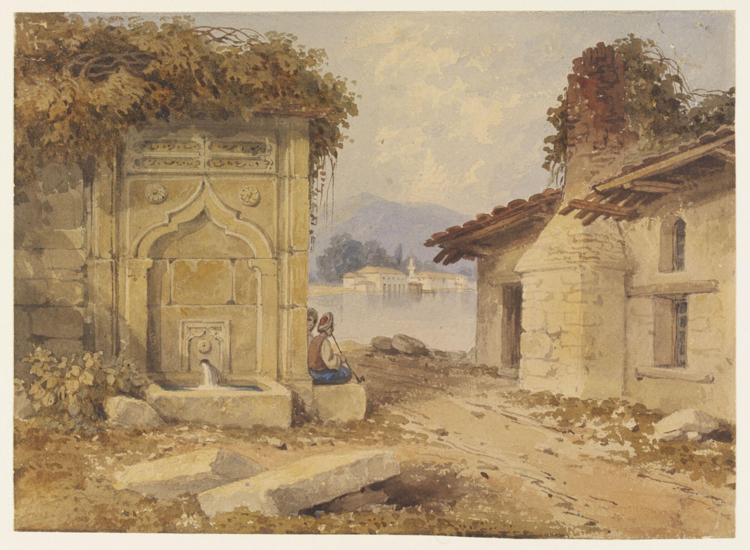 View of Büyükdere and the Bosphorus, William Page, ca. 1828-1840