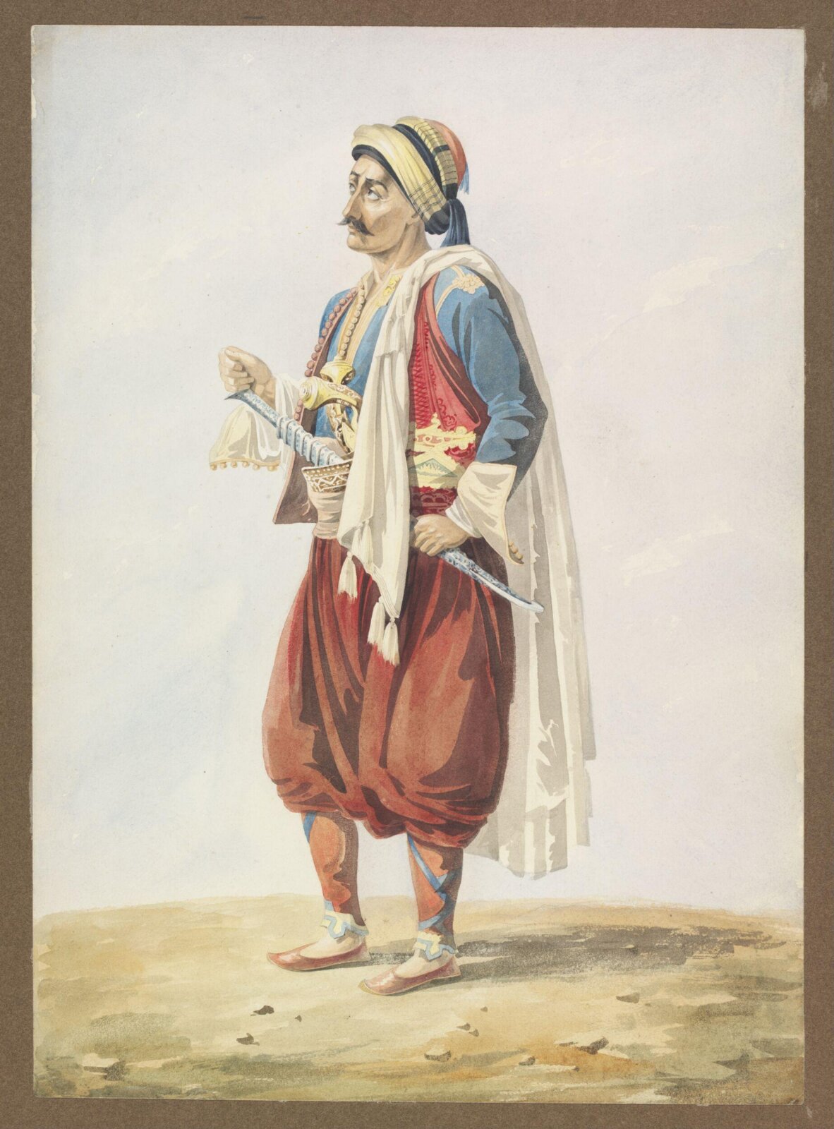 A Greek Officer, William Page, ca. 1816-1824