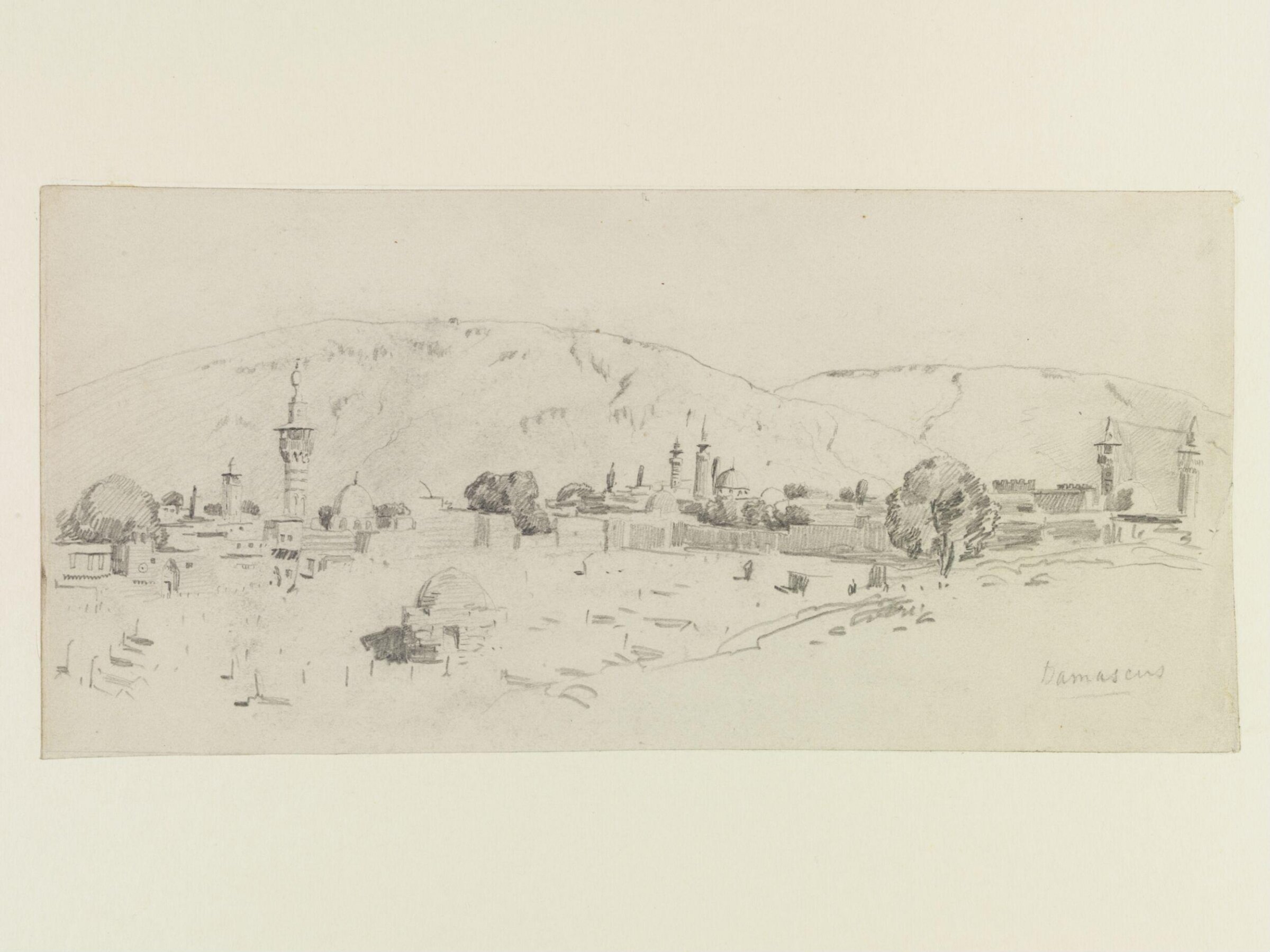 Damascus, Hercules Brabazon Brabazon, ca. 1860