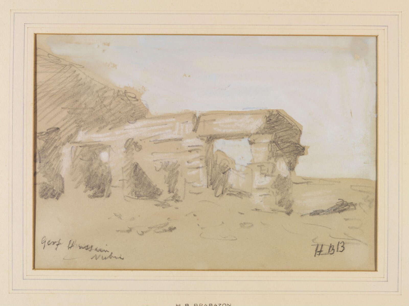 Gerf Hussain, Hercules Brabazon Brabazon, 1868-1878