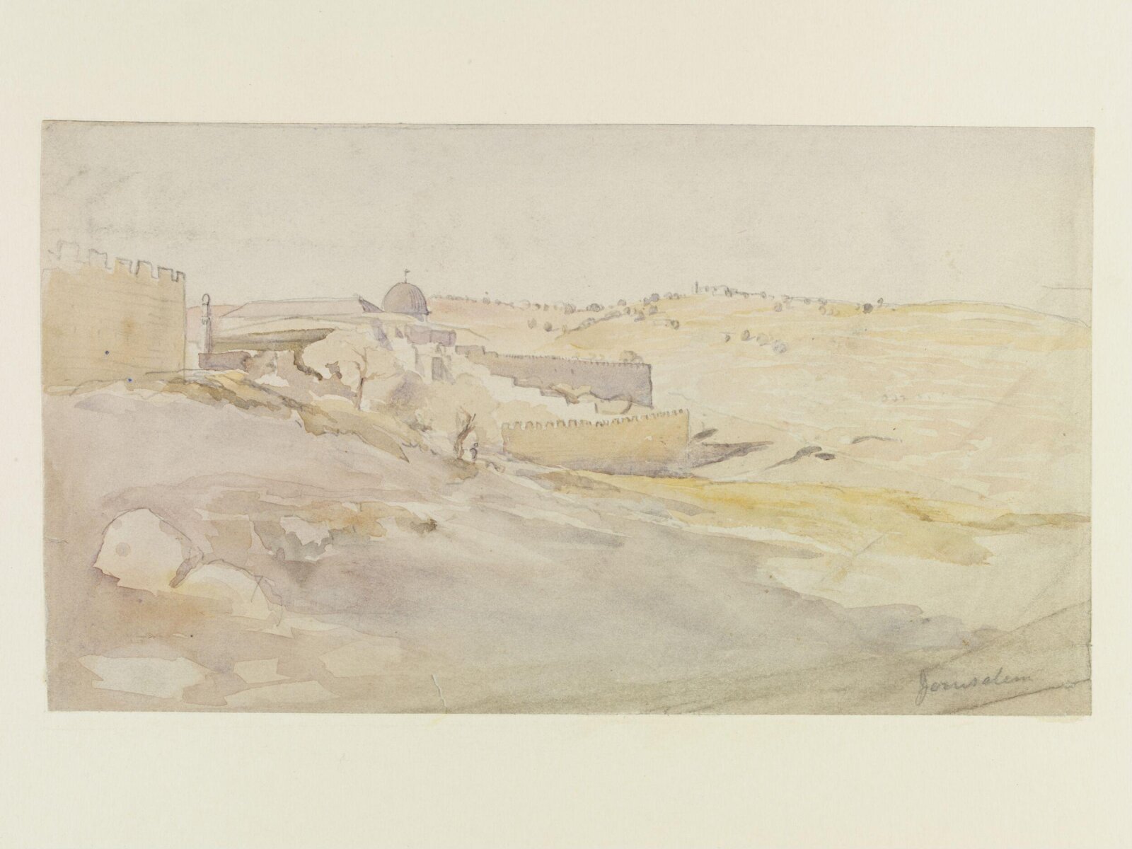 Jerusalem, Hercules Brabazon Brabazon, ca. 1860