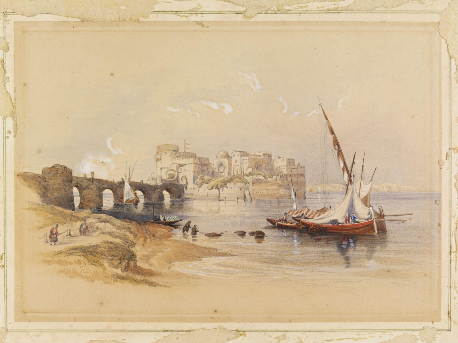 The Citadel of Sidon, John E. Bowman, 1848