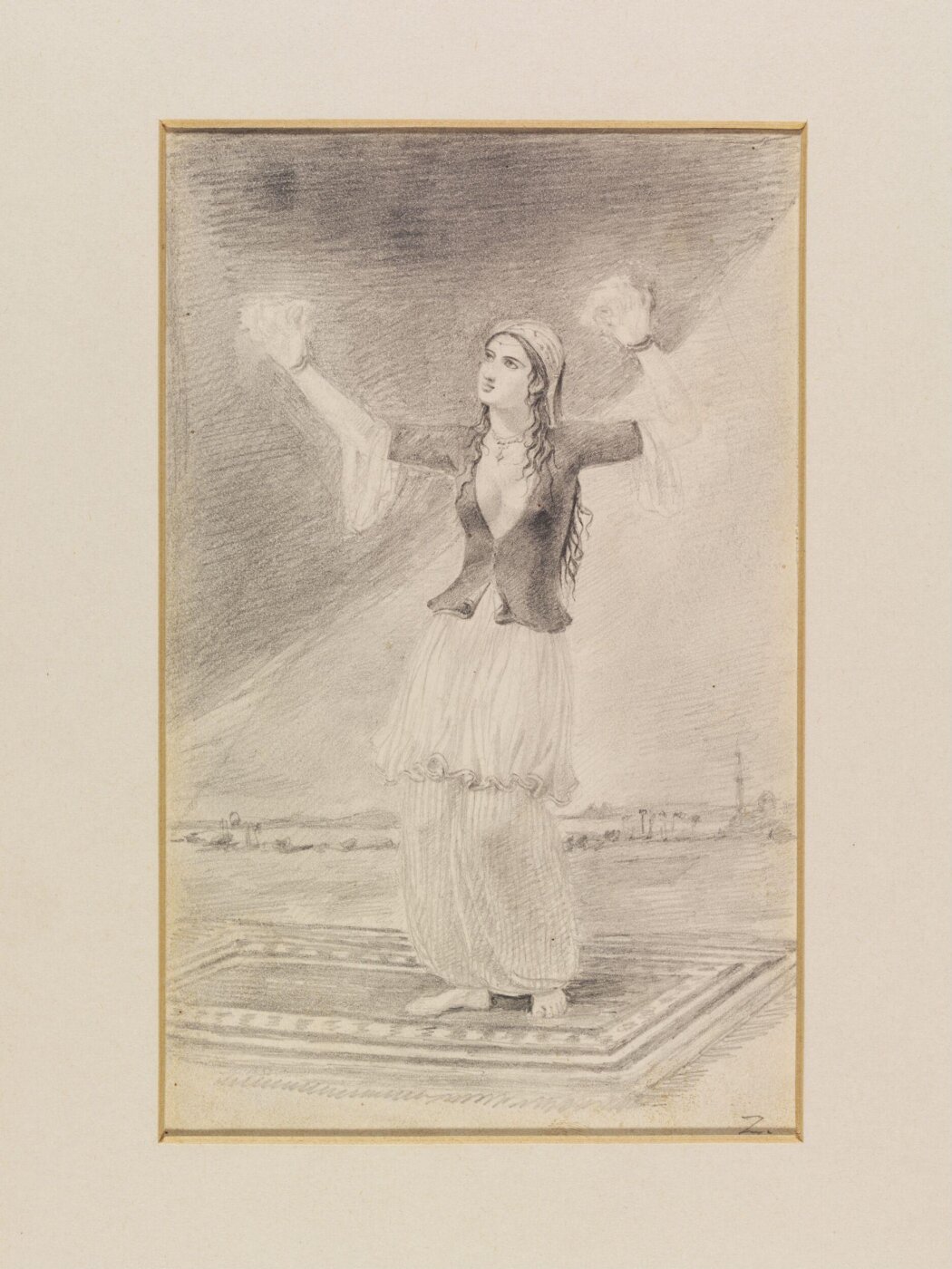 Unknown, An Egyptian Dancing Girl
