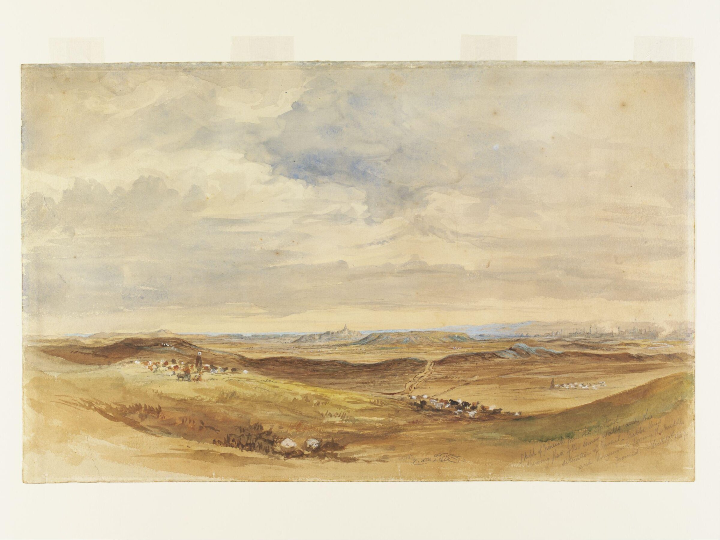 Nineveh from the North-East, Frederick Charles Cooper, 1849