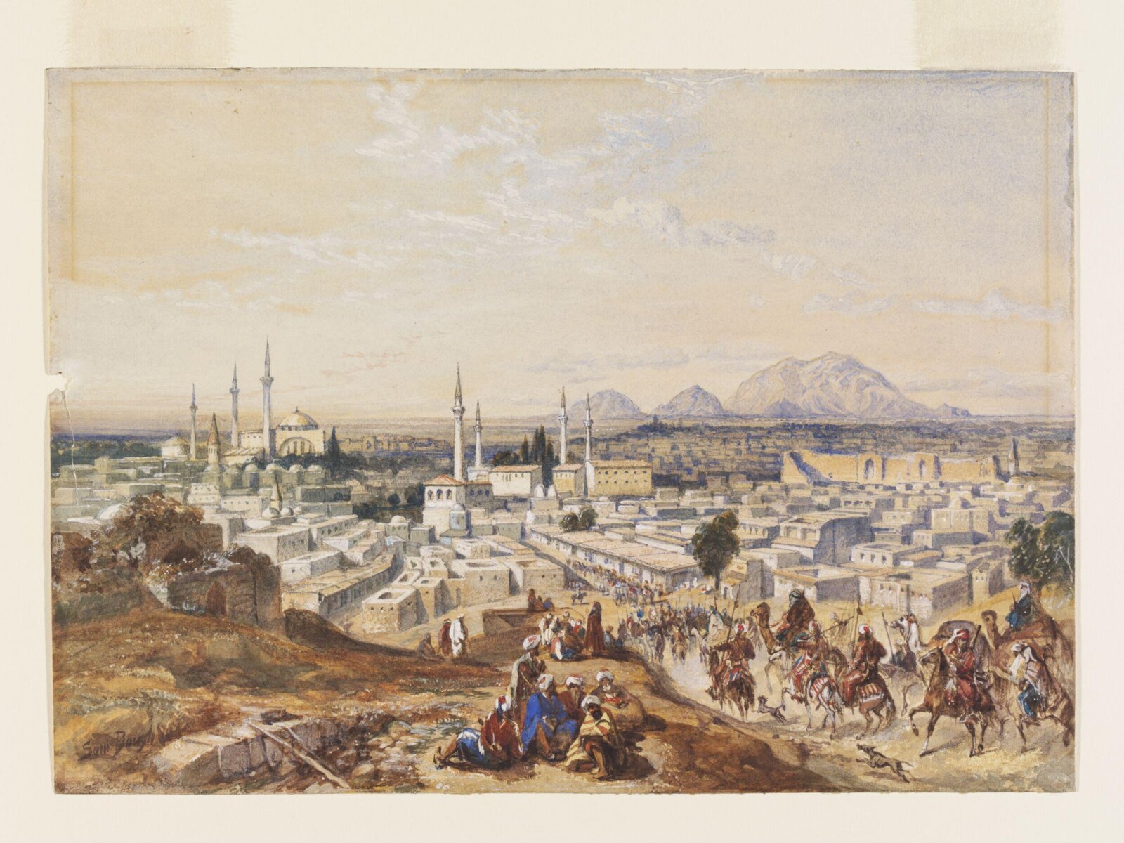 Iconium, Asia Minor, Samuel Bough, ca. 1861