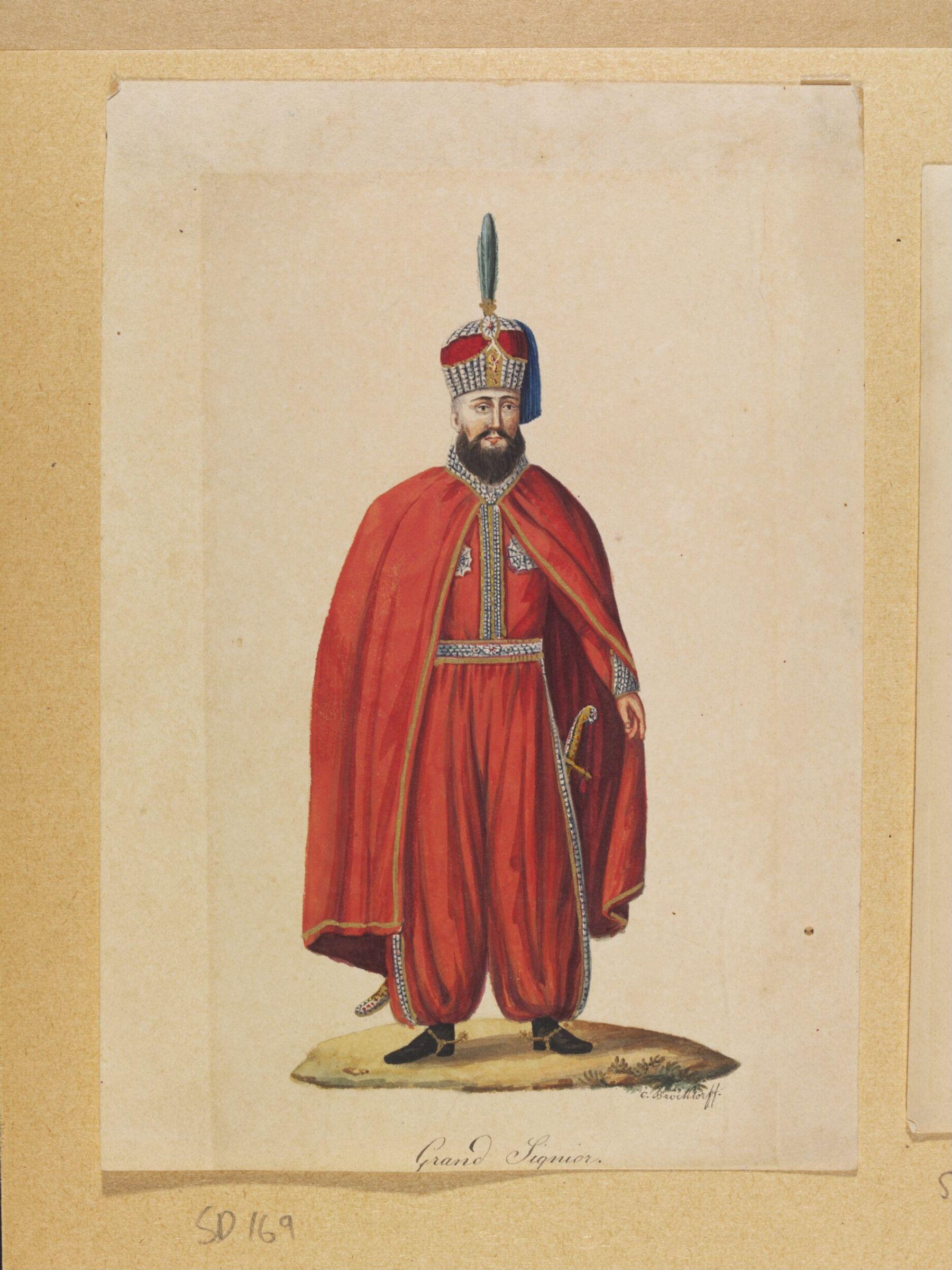 Grand Signior, Charles Frederick or Carlo Federico Brockdorff, ca. 1830-1840