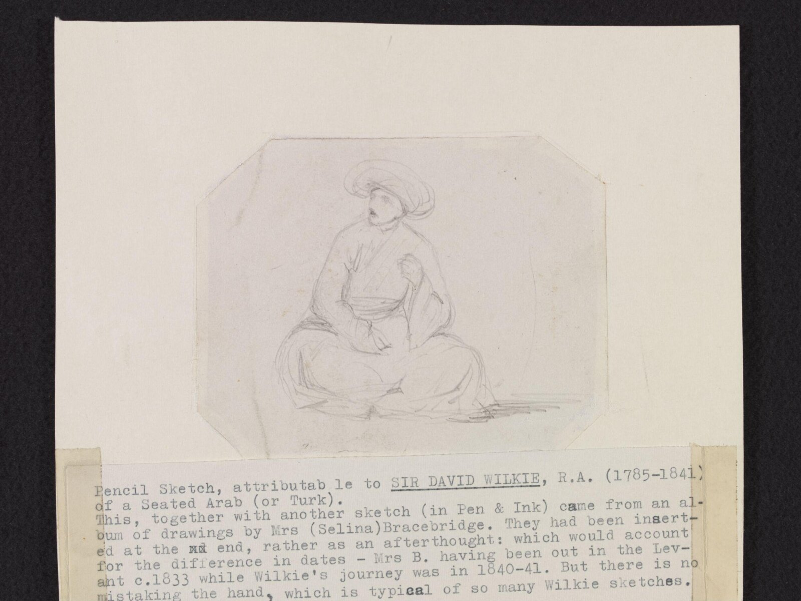 Drawing, ca. 1833