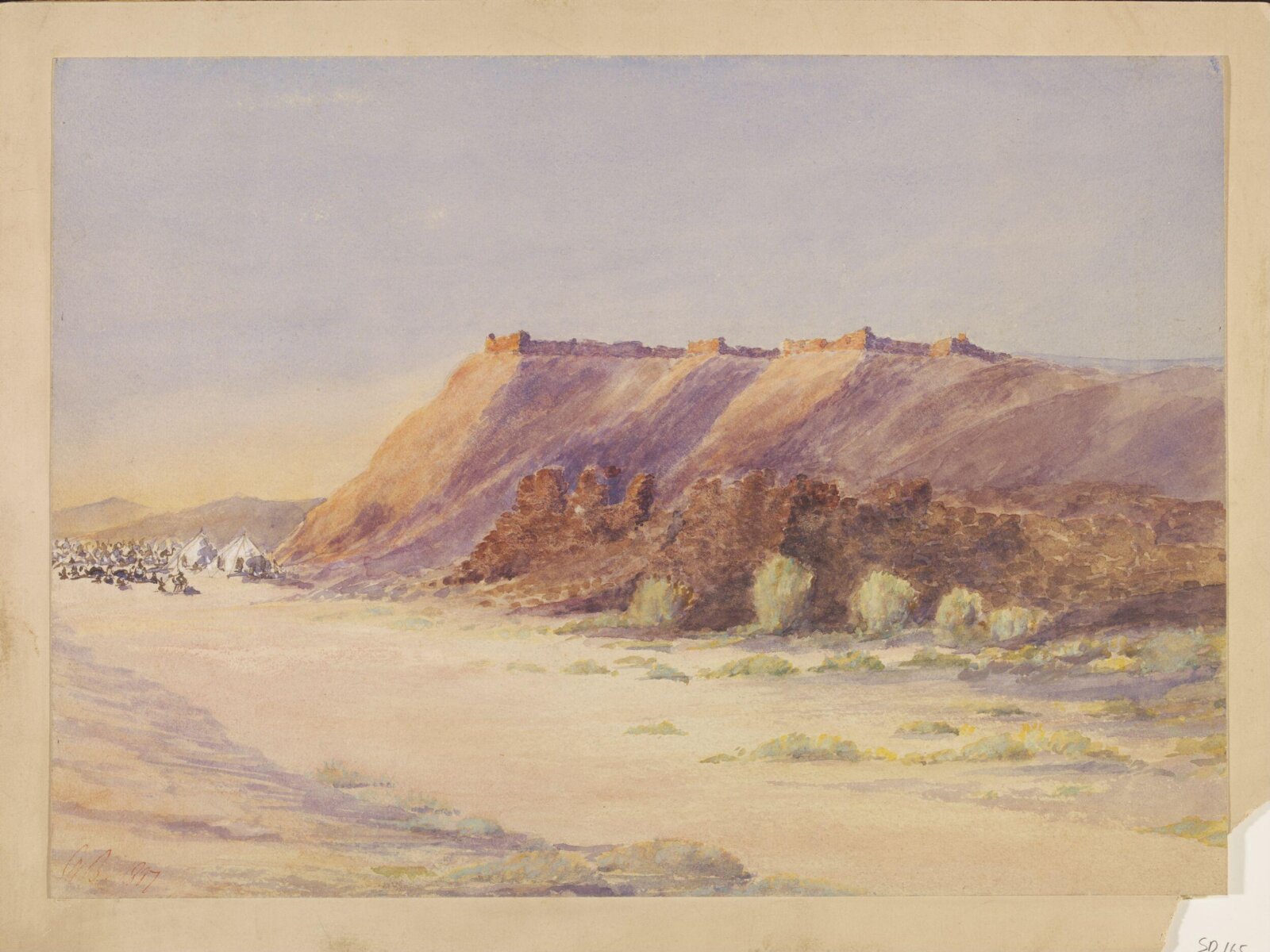 Eastern Desert, Egypt, W. Brindley, 1887