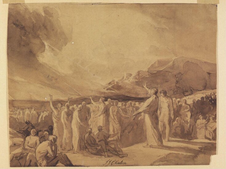 Moses Addressing The Children Of Israel In The Wilderness Or The
